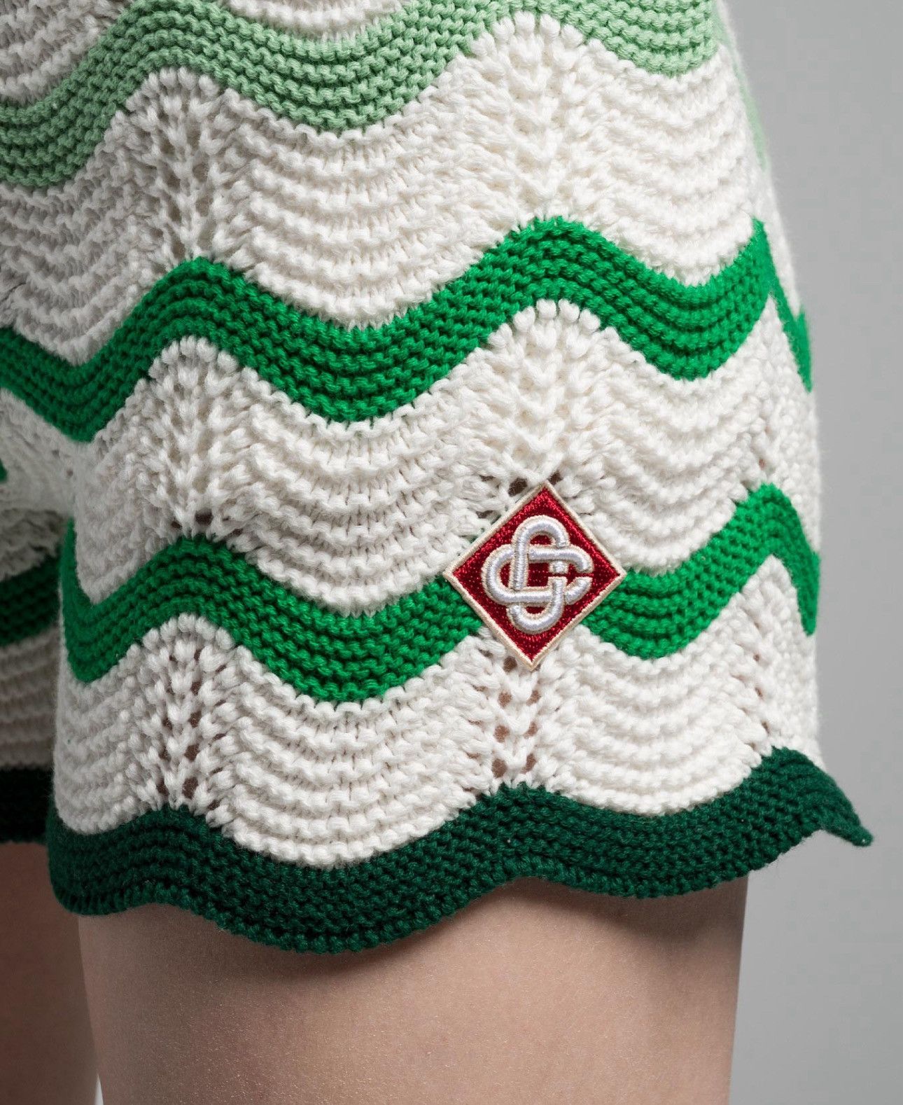 Casablanca Casablanca Paris Wavy Gradient Crochet Shorts Size 25" / US 0 / IT 36 - 4 Thumbnail