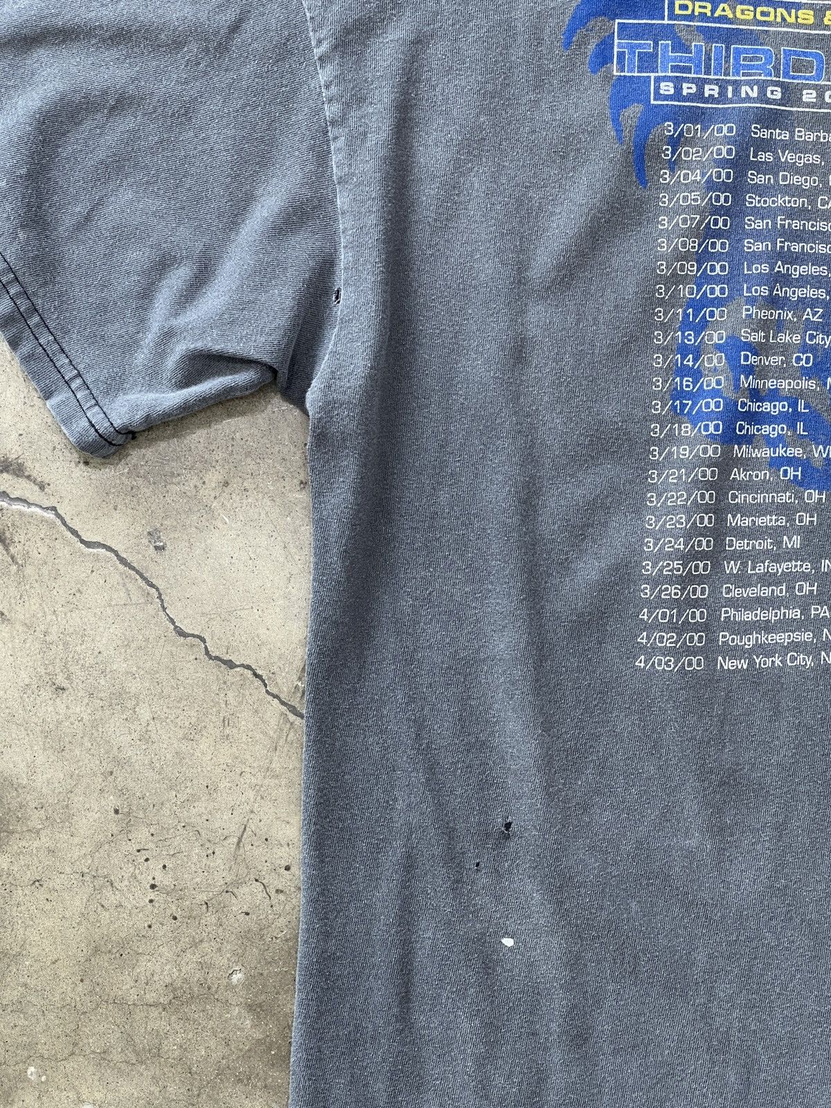 Band Tees Vintage 2000 Third Eye Blind Blue Band Tee Large Size US L / EU 52-54 / 3 - 11 Thumbnail