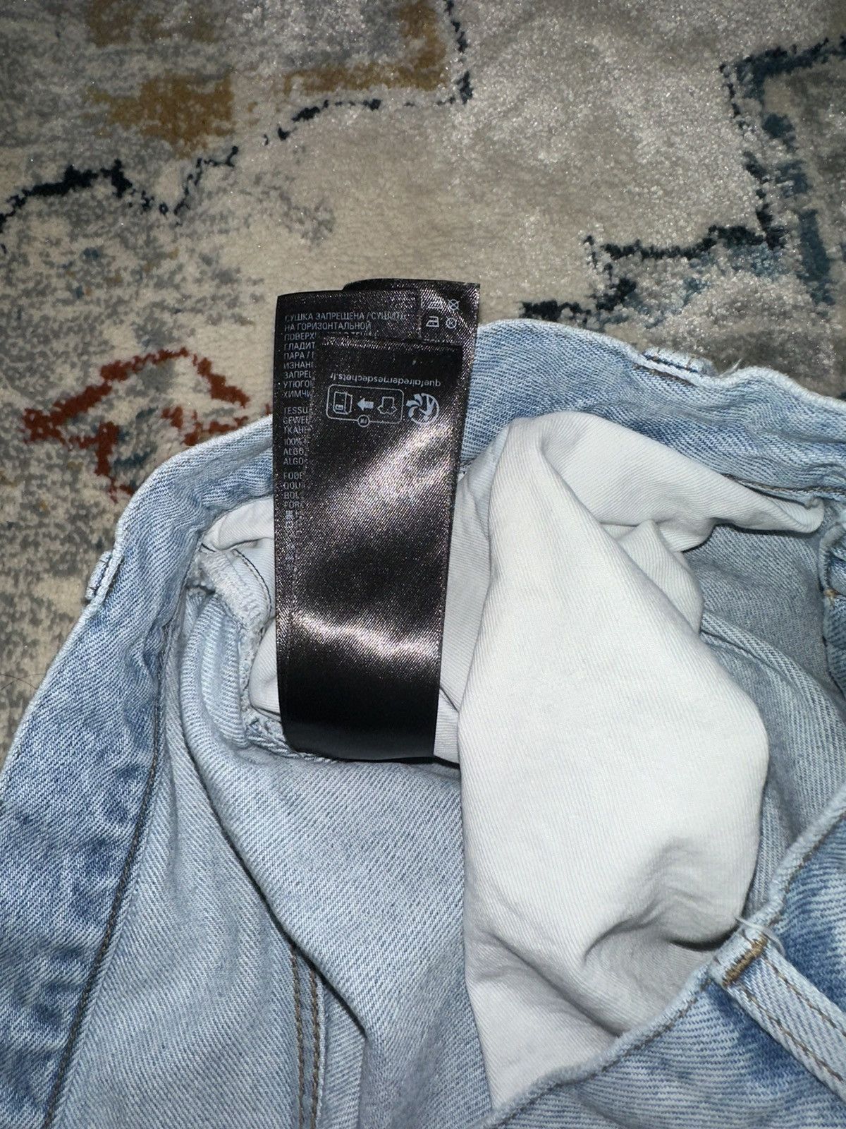 Balenciaga Balenciaga Denim Size Sticker Jeans Medium Size US 32 / EU 48 - 11 Thumbnail