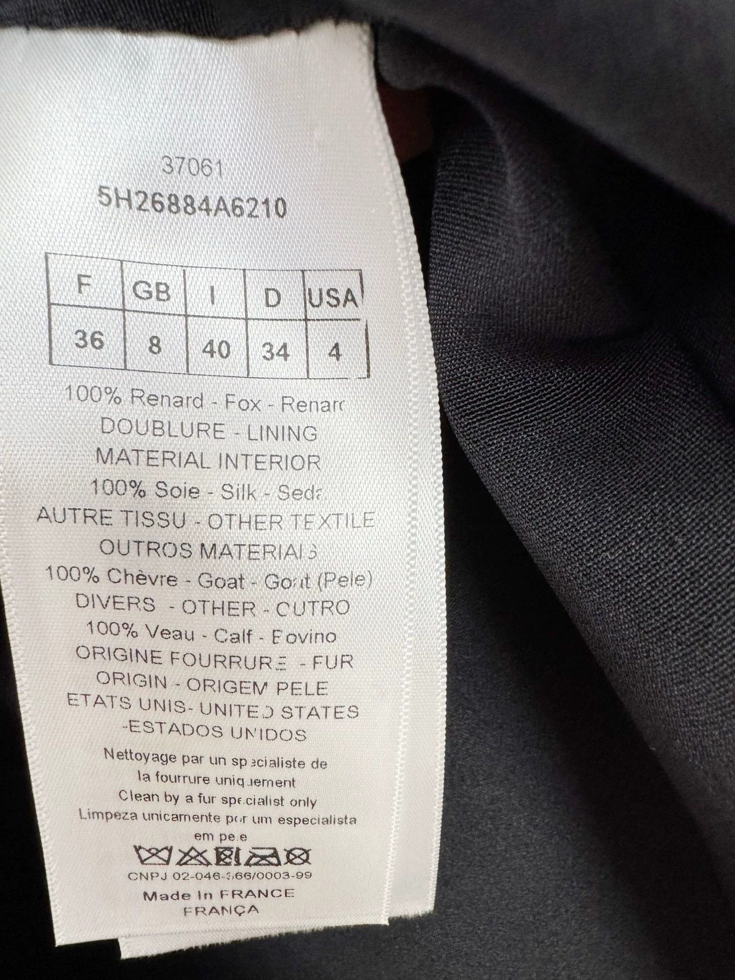 Dior Dior fox fur coat, authentic, size 36, Size S / US 4 / IT 40 - 4 Thumbnail
