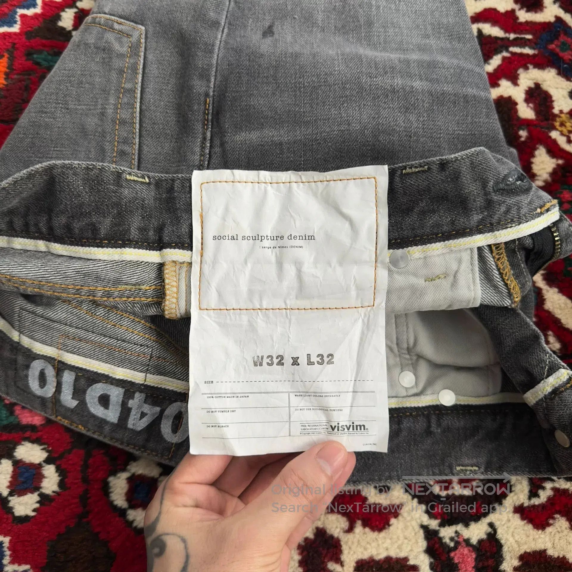 Levi's Black Denim Jeans from visvim and Levis. Size US 32 / EU 48 - 7 Thumbnail