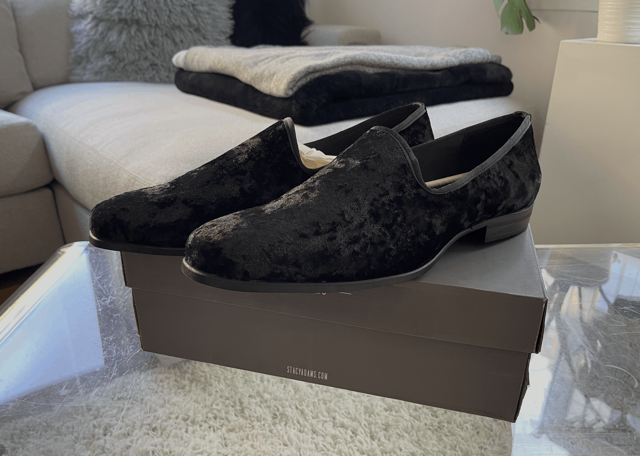 Stacy Adams Sultan Velour Slip On Size US 14 / EU 47 - 3 Thumbnail