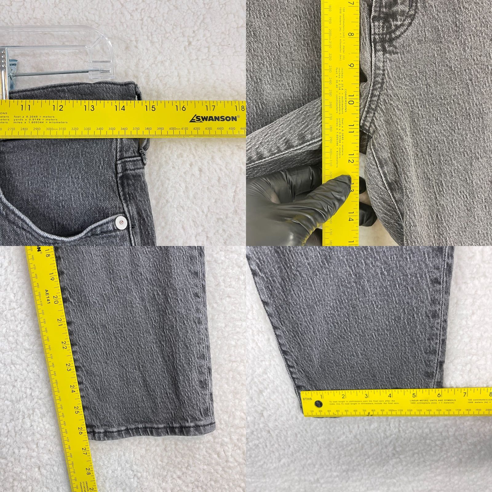 Madewell Madewell Black Denim The Perfect Vintage Jeans Womens High-Rise Casual Size 27 Size 27" / US 4 / IT 40 - 8 Thumbnail