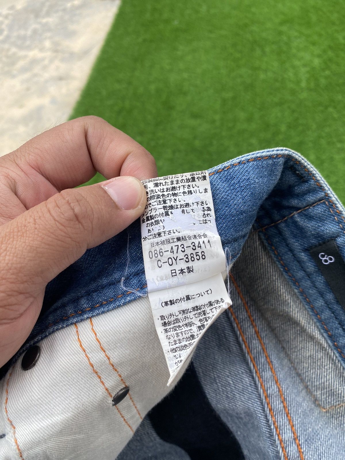 Johnbull JohnBull Japan Blue Denim Pant Size US 35 - 8 Thumbnail