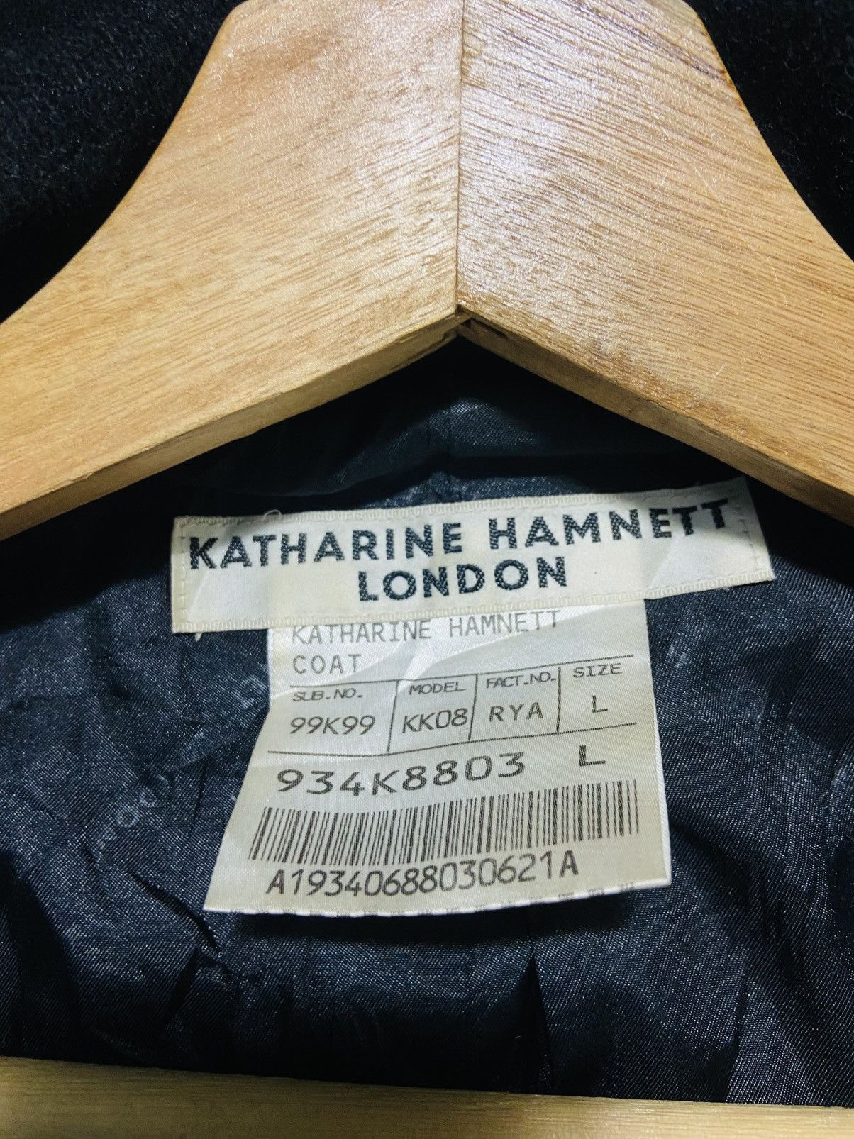 Katharine Hamnett London Katharine Hamnett London Wool Jacket with Belt Size US L / EU 52-54 / 3 - 14 Thumbnail