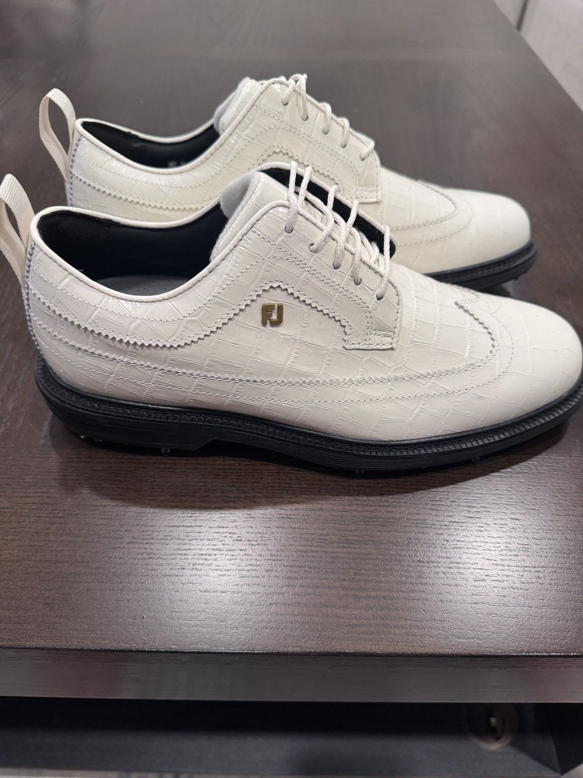 Aime Leon Dore ALD x Footjoy Croc-Embossed Premier Series Marquis Size US 8 / EU 41 - 1 Thumbnail
