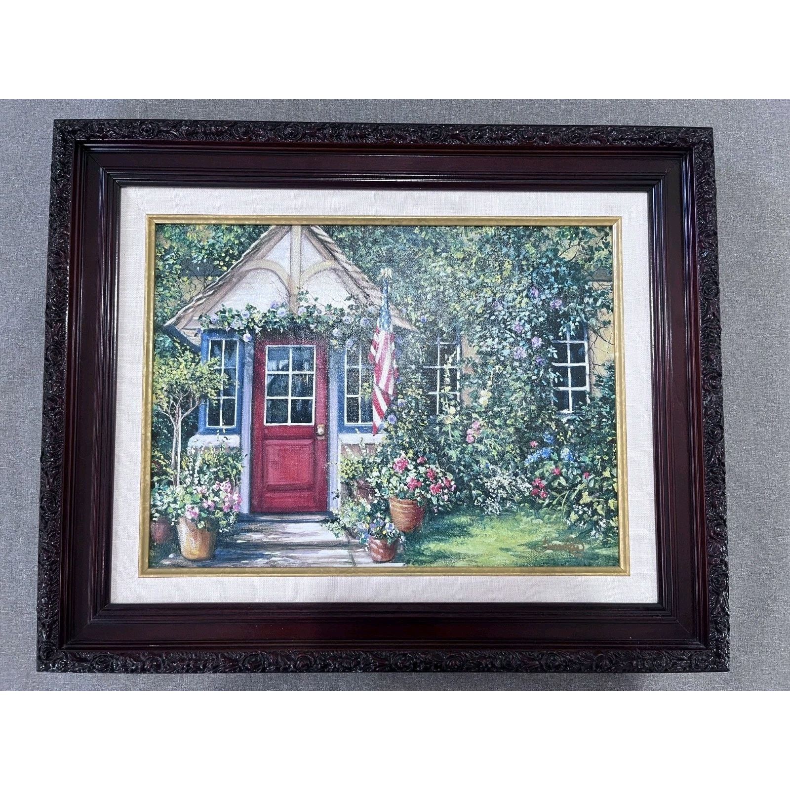 Other Susan Rios collectible art painting "Home In The USA" Rare Size ONE SIZE - 5 Thumbnail