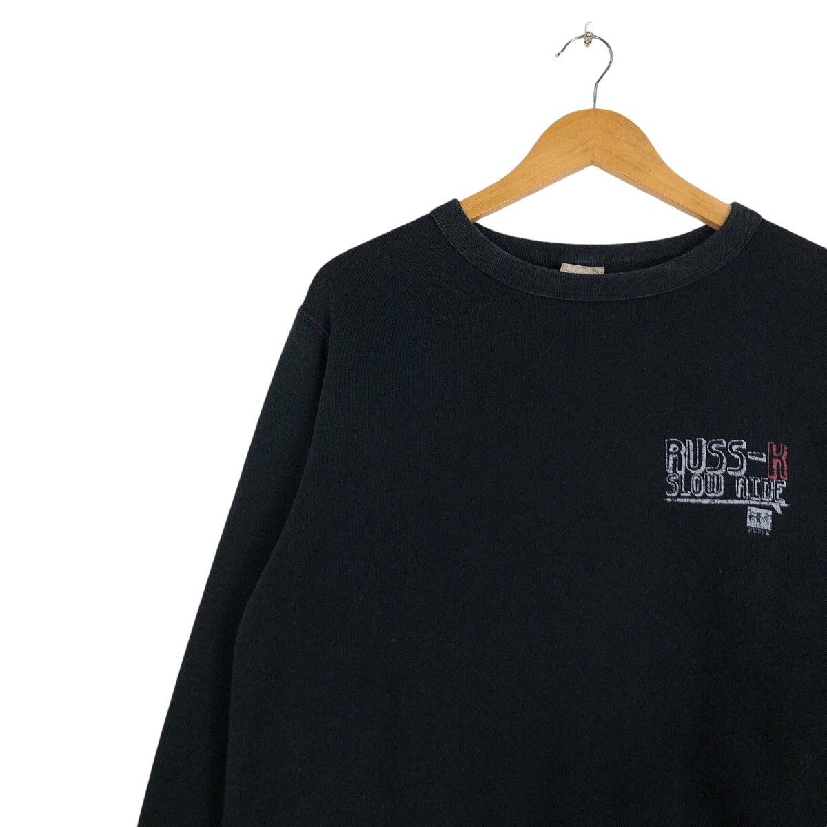 Vintage Vintage Rusk-K slow right sweatshirt medium Size US M / EU 48-50 / 2 - 7 Thumbnail