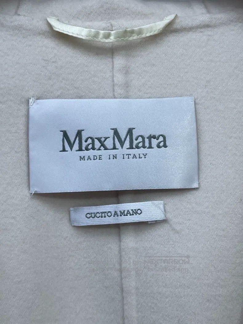 Max Mara Max Mara Cream White Double-faced Cashmere Coat Size XS / US 0-2 / IT 36-38 - 5 Thumbnail