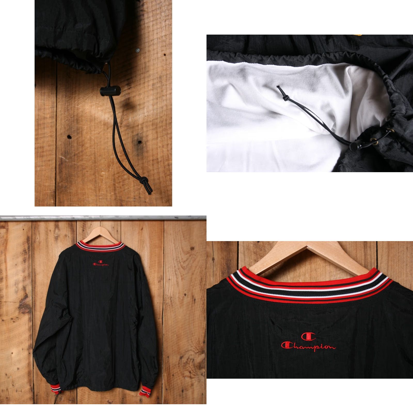 Champion VINTAGE Champion Marines USMC Devil Dogs Pullover Windbreaker Jacket XL Men Black Windbreaker Shirt Jacket? Size US XL / EU 56 / 4 - 8 Thumbnail