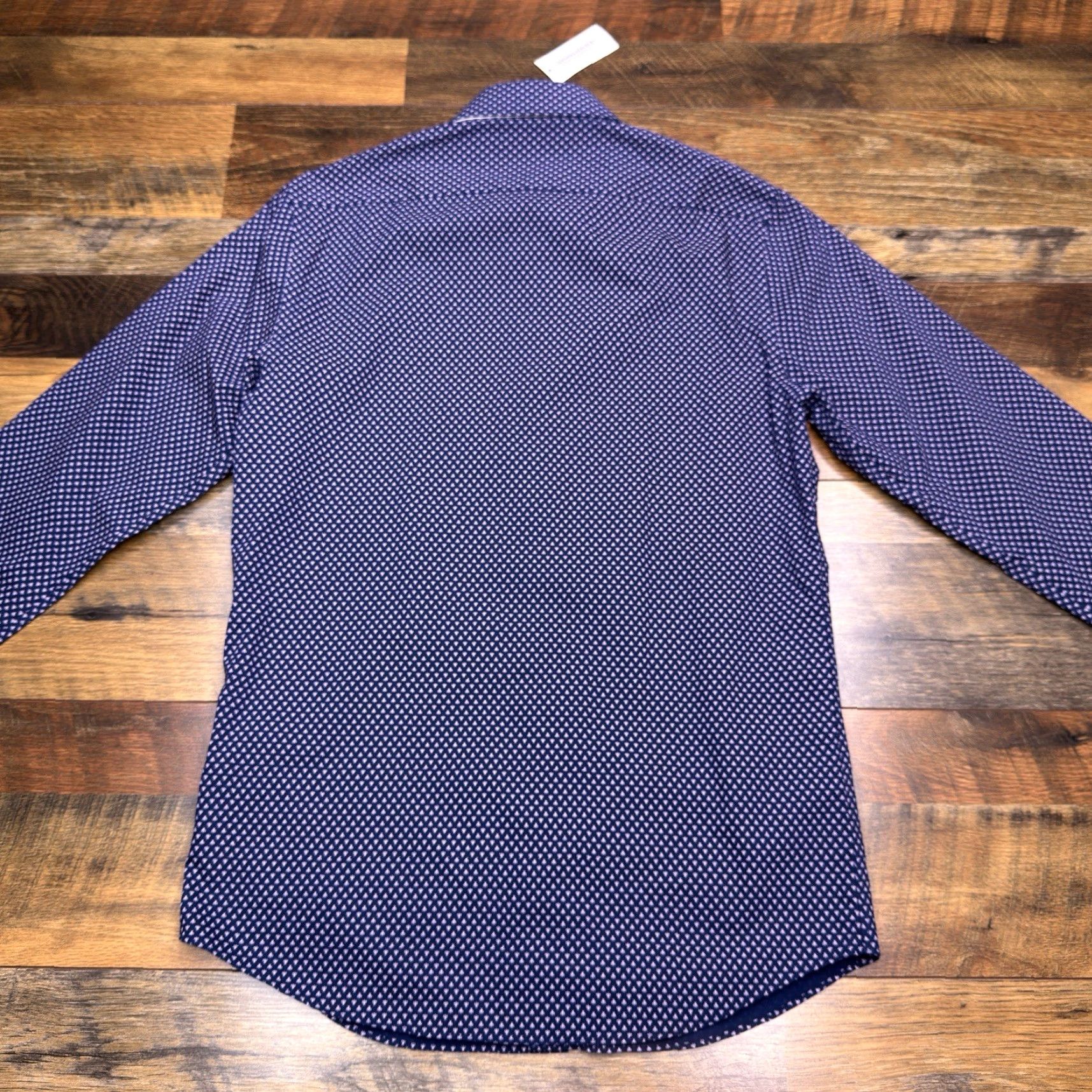 Banana Republic Banana Republic Slim Fit Shirt Mens S Blue Button-Up Non Iron Bee Print New Size US S / EU 44-46 / 1 - 3 Thumbnail