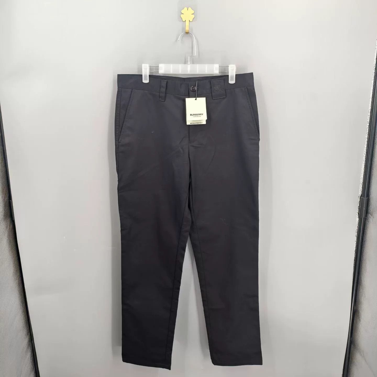 Burberry Burberry Black Embroidered Casual Trousers Size US 36 / EU 52 - 1 Thumbnail