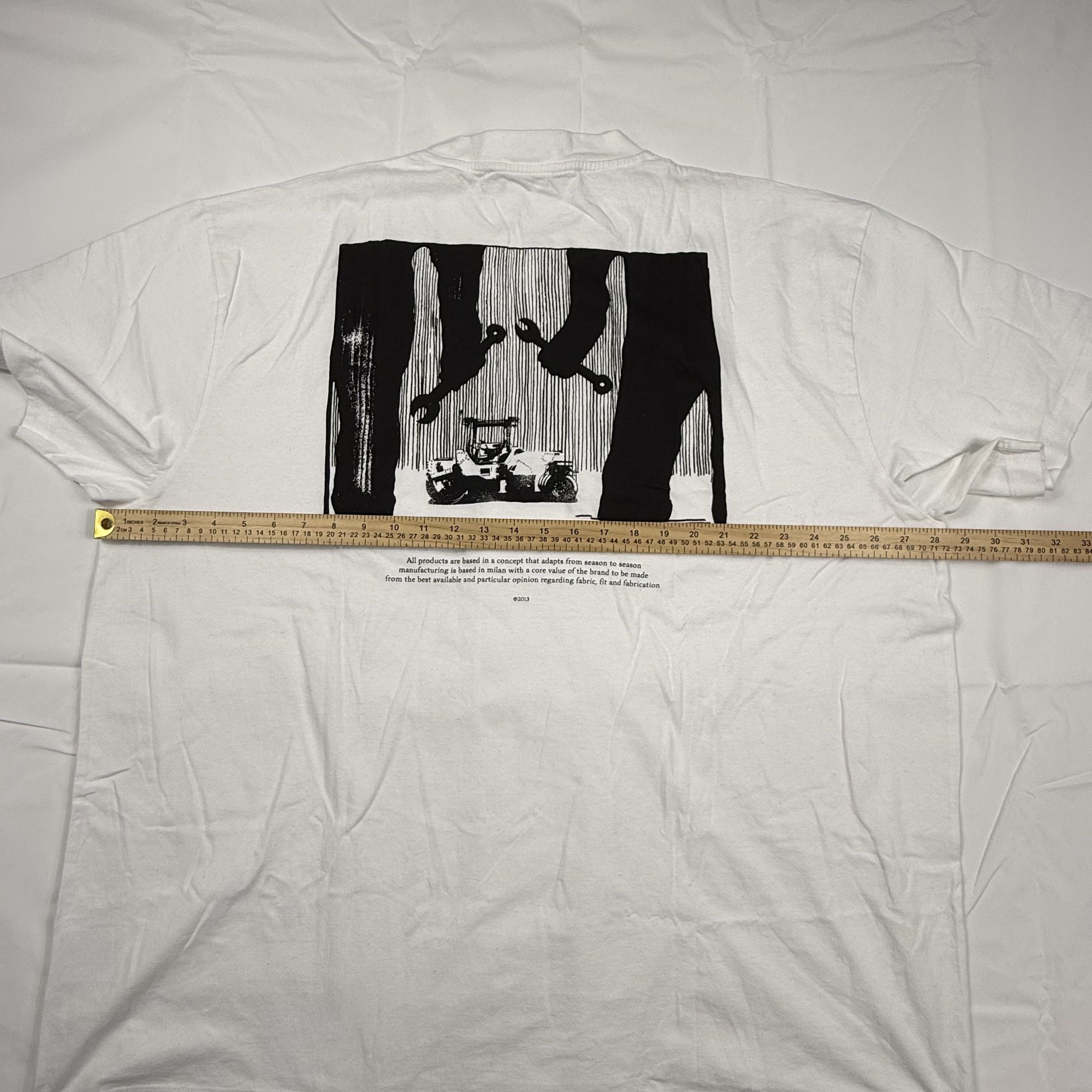 Off-White Off-White Mens Goblin Graphic T-Shirt White XL Size US XL / EU 56 / 4 - 9 Thumbnail