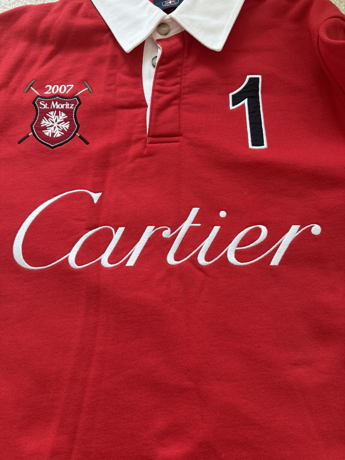 Cartier *Rare* Cartier X St. Moritz Rugby Shirt Size US S / EU 44-46 / 1 - 7 Thumbnail