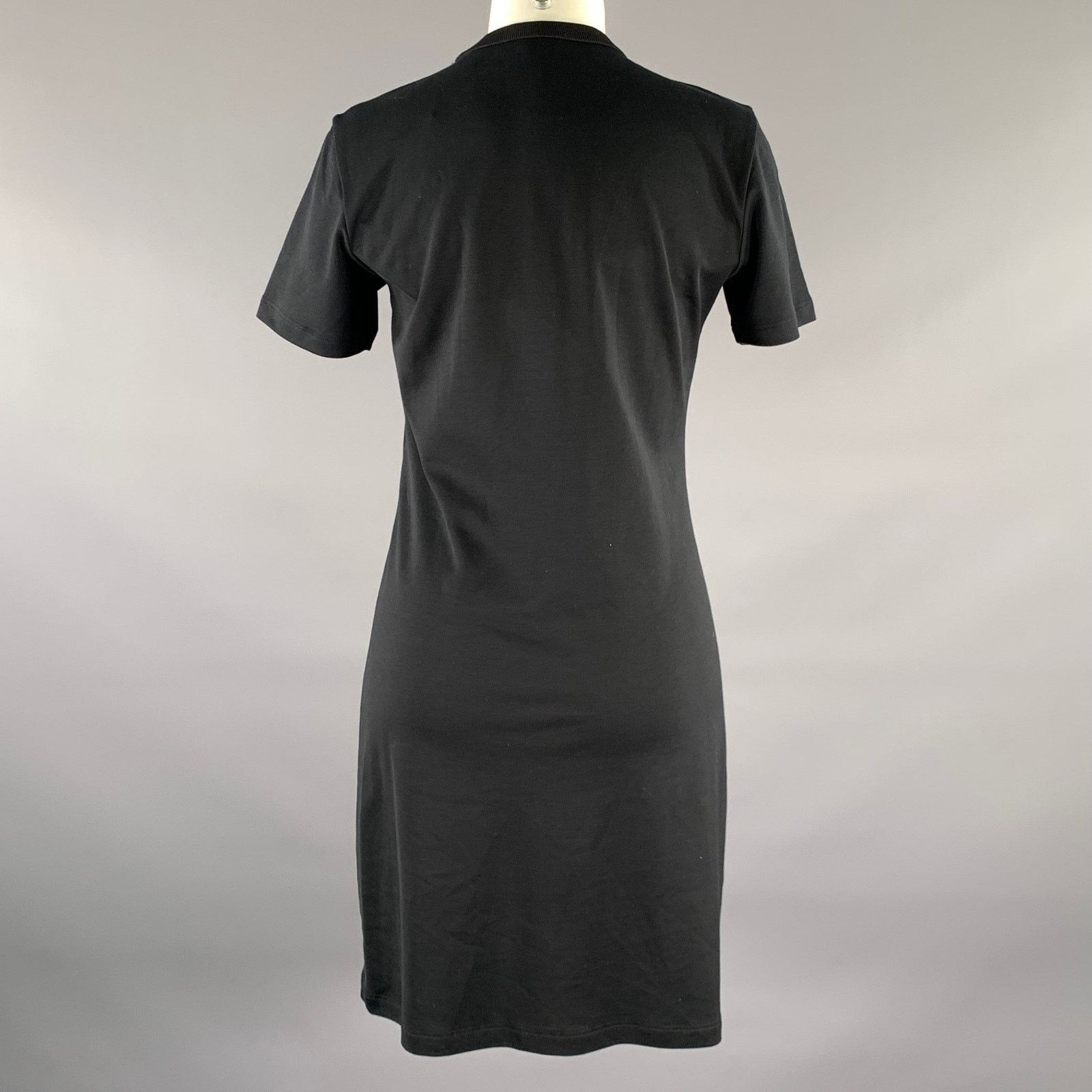 Louis Vuitton LOUIS VUITTON Size M Black Cotton Knee-Length Dress Size M / US 6-8 / IT 42-44 - 4 Thumbnail