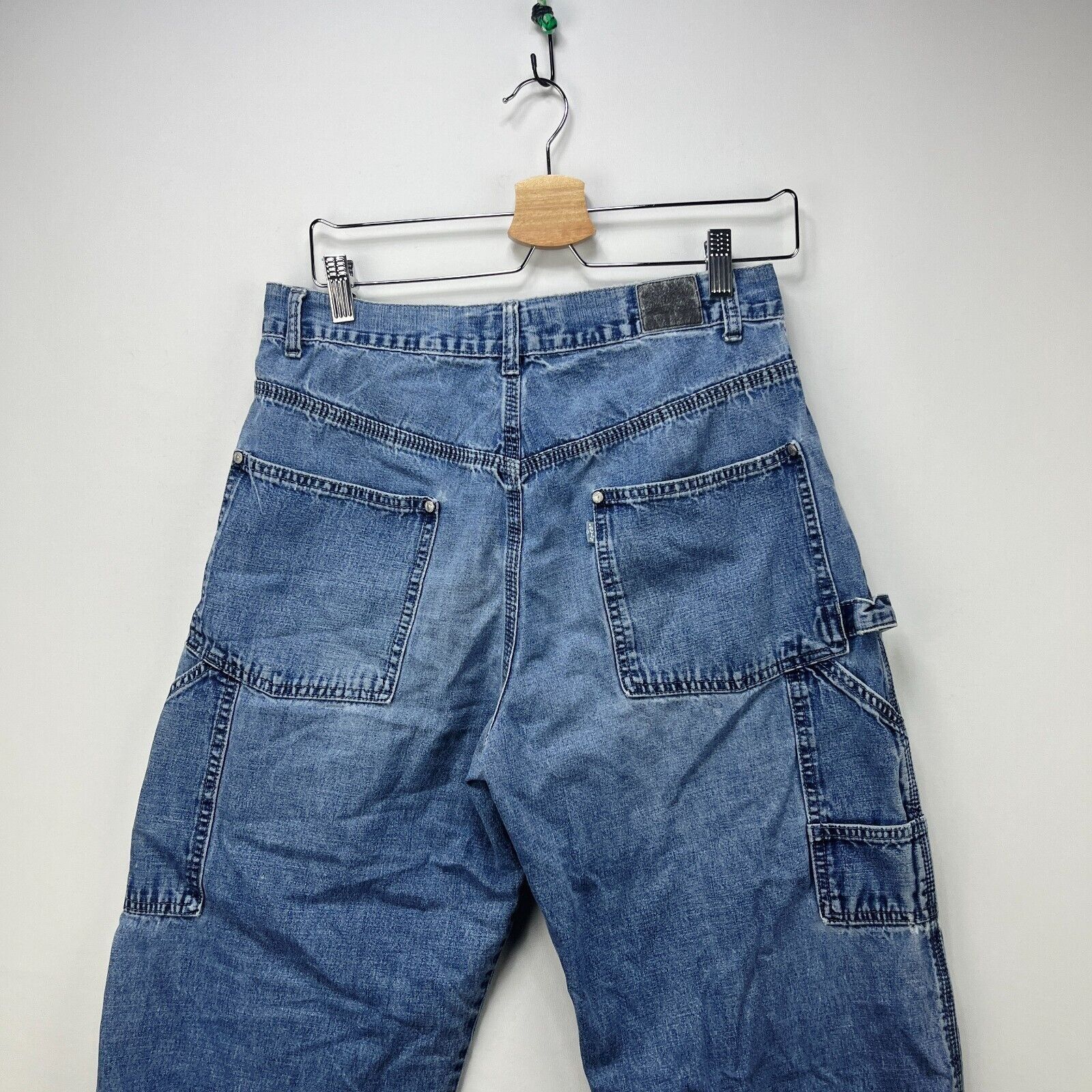 Levi's × Vintage Vintage Y2K Levis Silver Tab Baggy Carpenter Pants 31 Skater Size US 31 - 2 Thumbnail