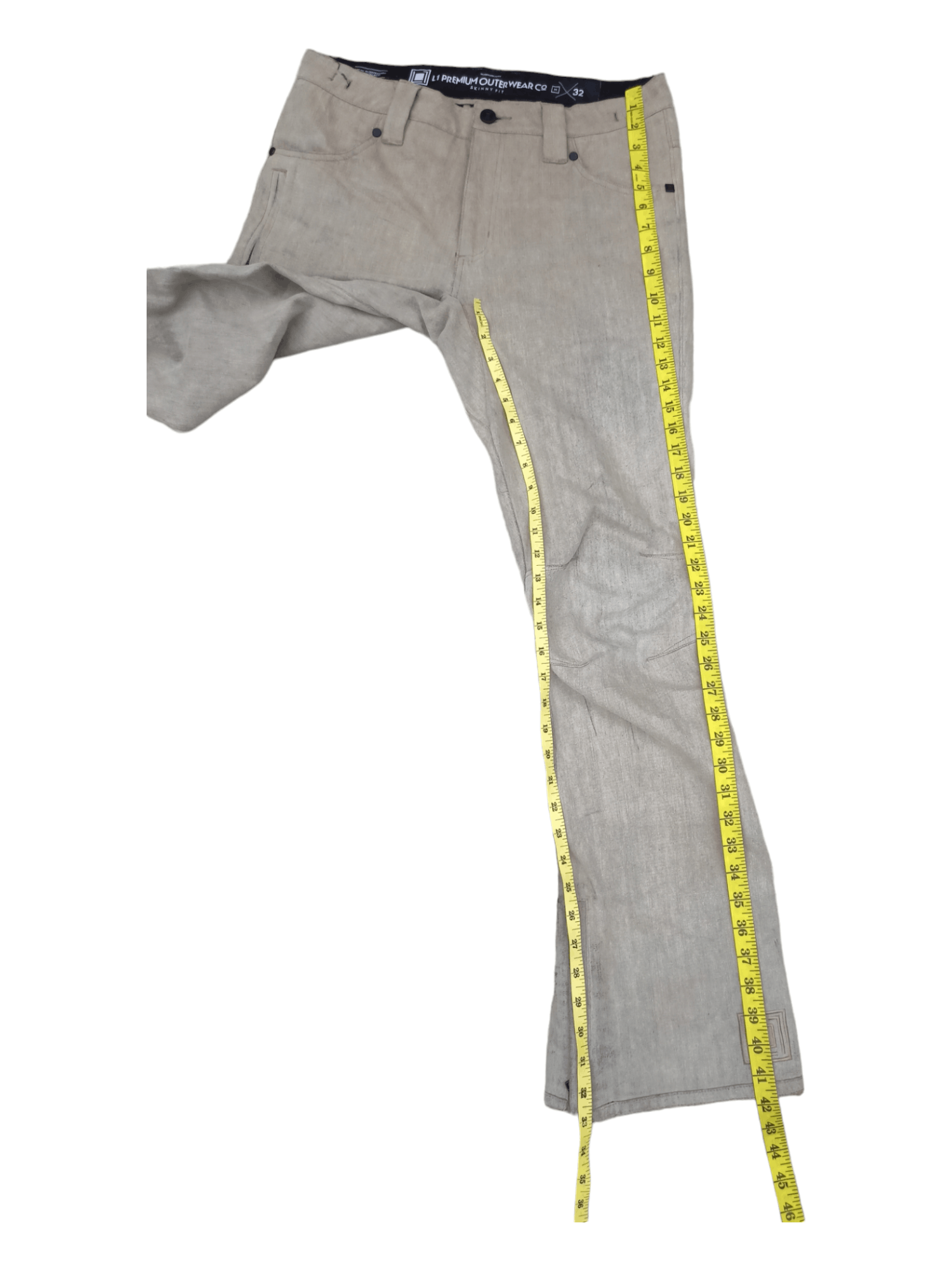 Japanese Brand L1 Premium Outerwear Mud Wash Zipper Leg Flared Pants Size US 32 / EU 48 - 19 Thumbnail