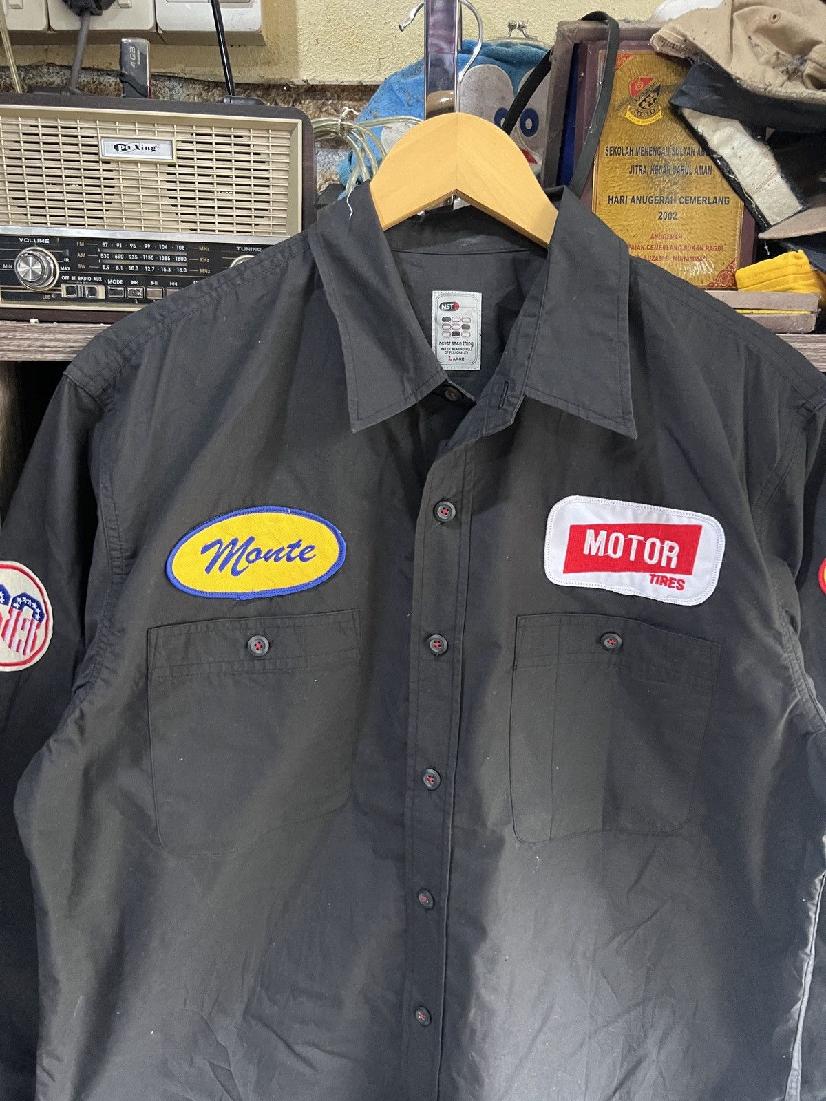 Japanese Brand 🔥Never Seen Thing Patches Shirt Size US M / EU 48-50 / 2 - 4 Thumbnail