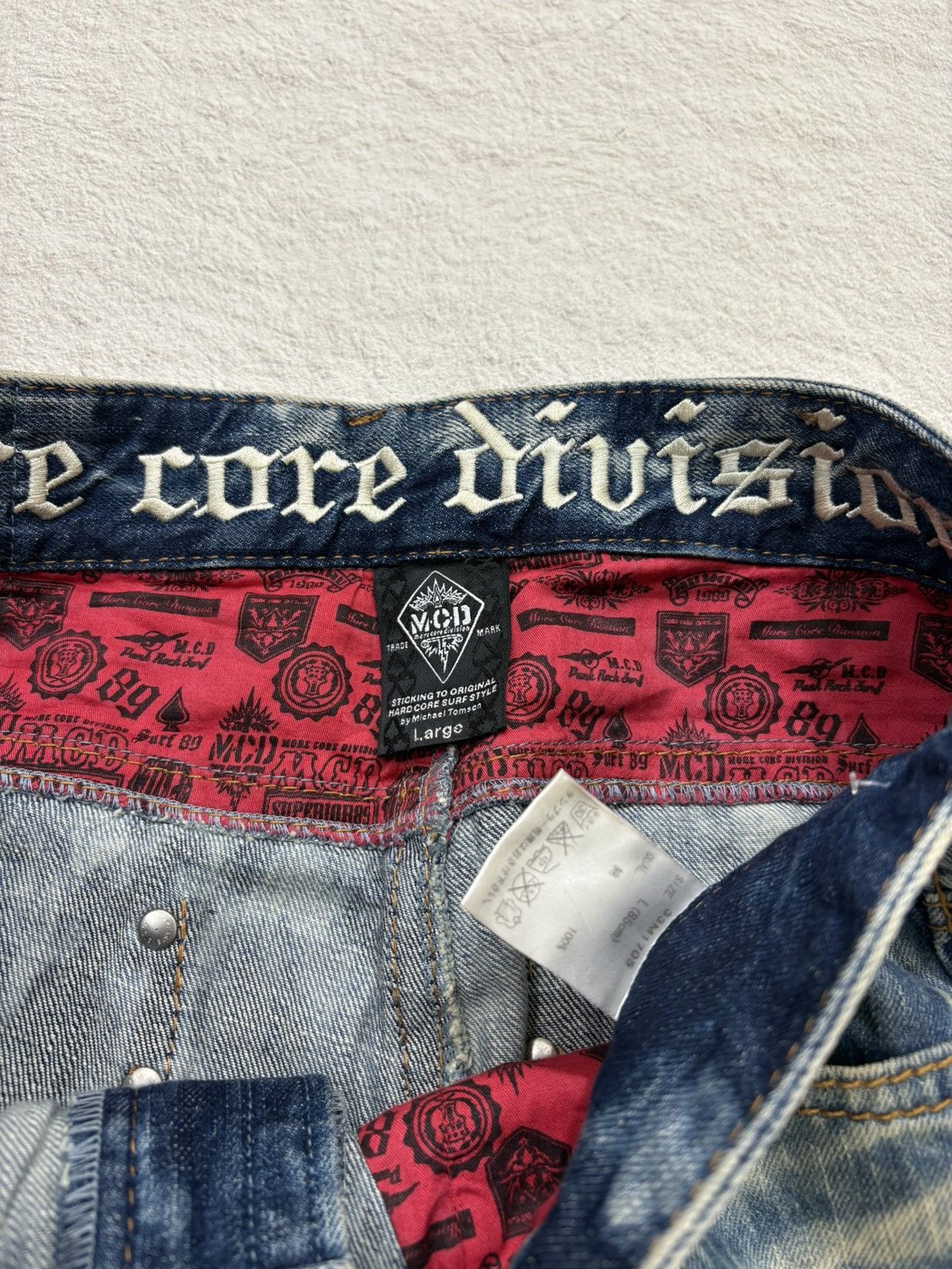 Hysteric Glamour × If Six Was Nine × Le Grande Bleu (L.G.B.) 2000s MCD Japan Bootcut acid wash denim y2k style Size US 32 / EU 48 - 7 Thumbnail