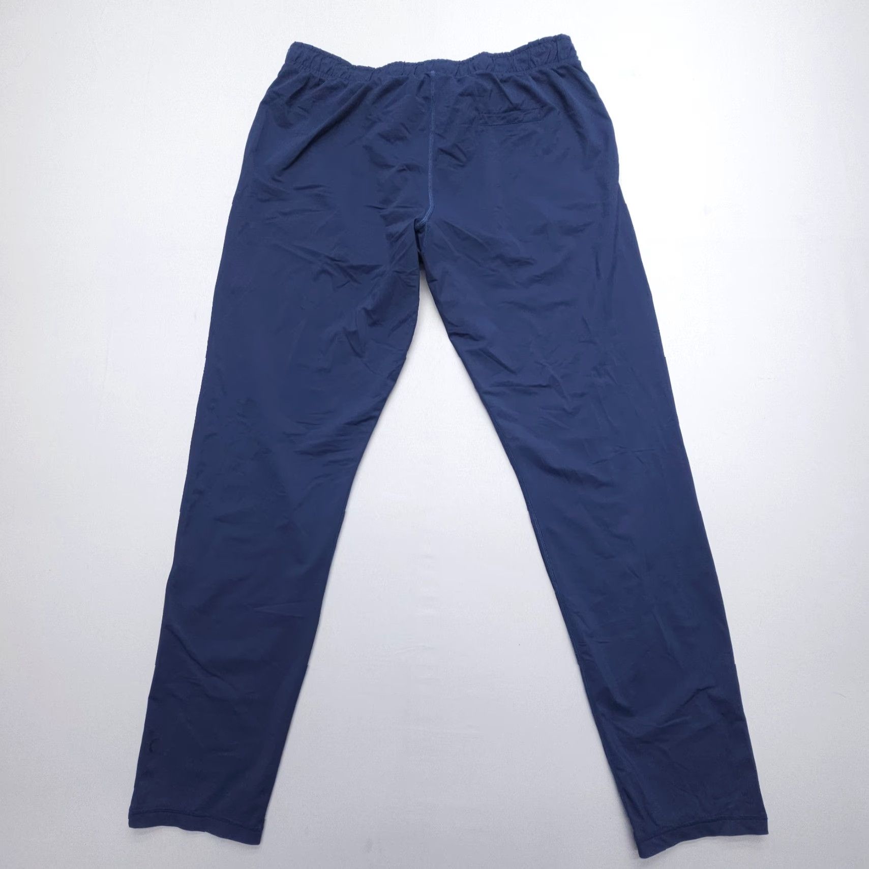 Vintage Zyia Active Track Pants Women's XL Blue Nylon Spandex Pockets Jogger Gym Running Womens Size 40" / US 18 - 2 Thumbnail