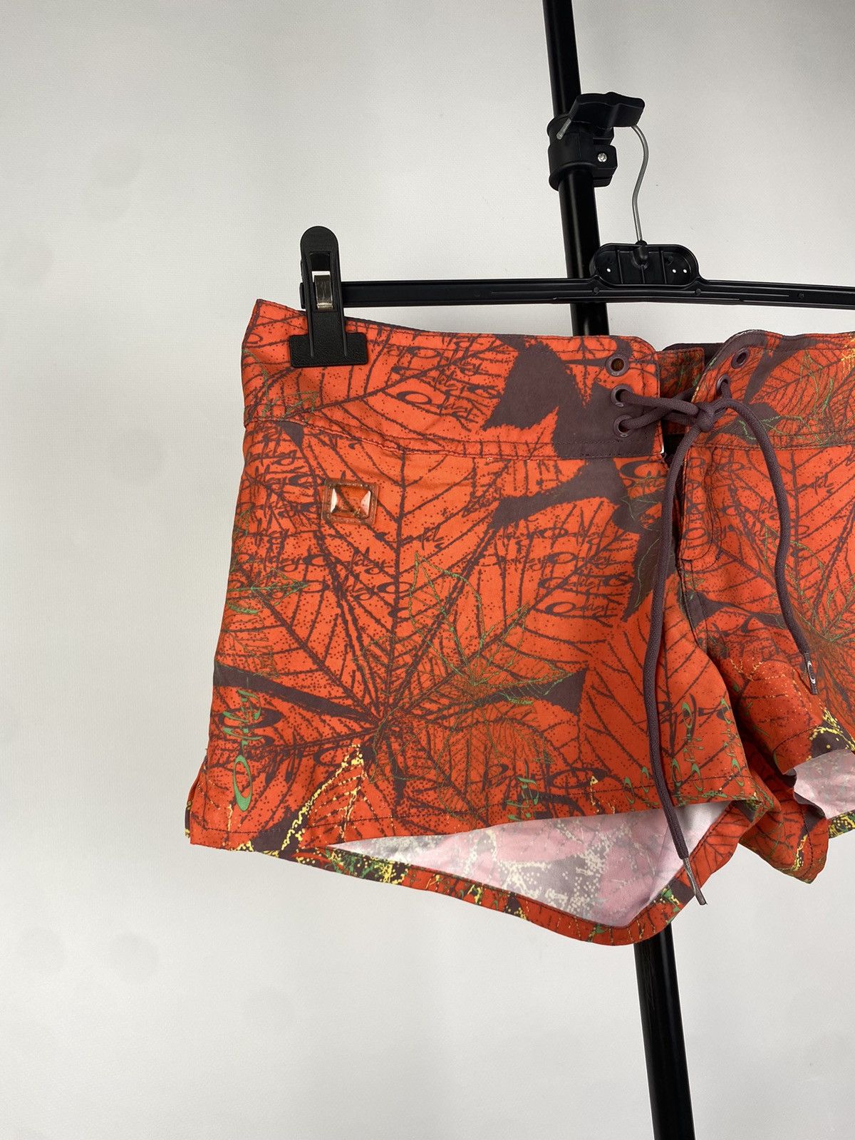 Oakley × Vintage Vintage Oakley Monogram Swim Shorts Orange Size 28" / US 6 / IT 42 - 2 Thumbnail