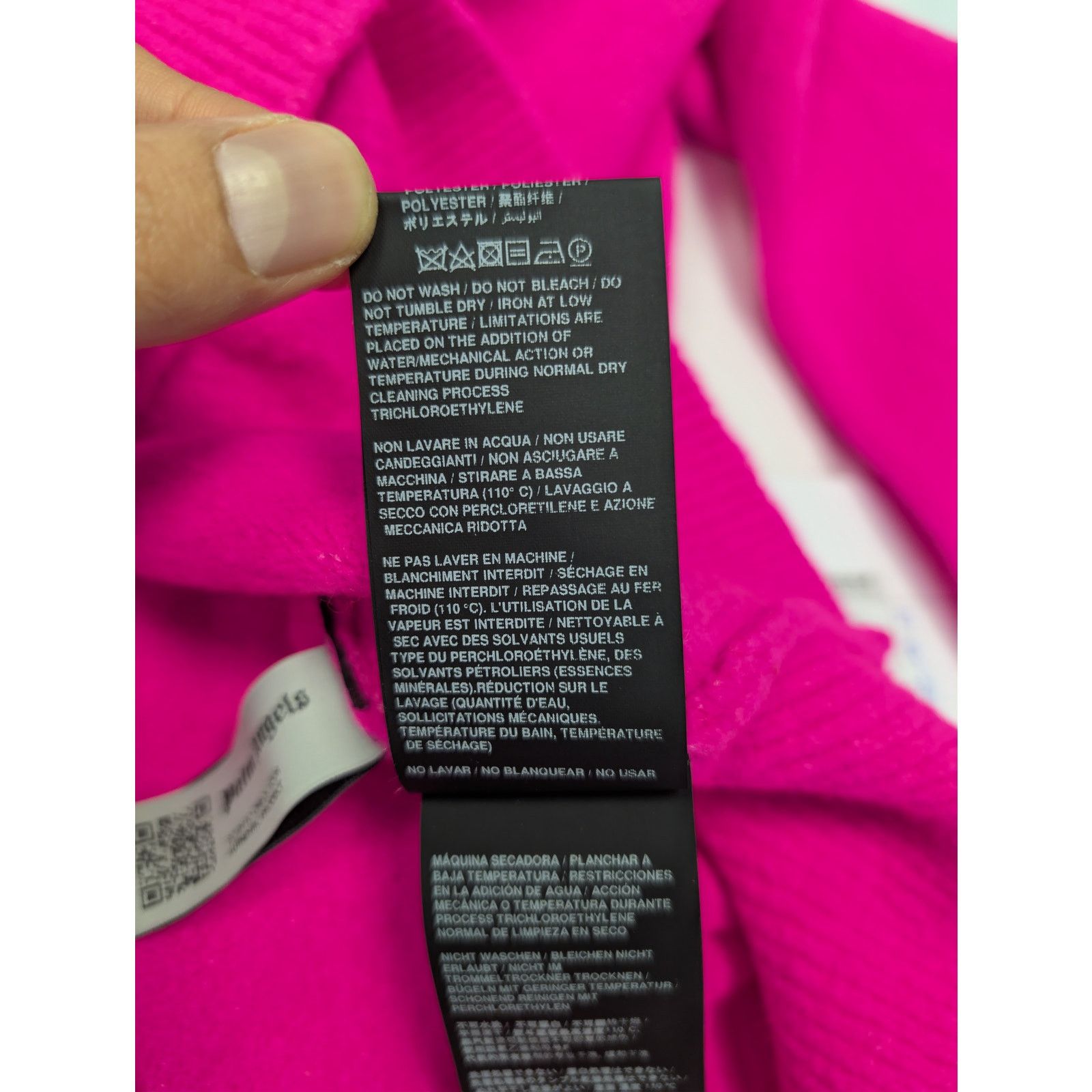 Palm Angels o1rshd1 Basic Logo Sweater in Fuchsia / Black Size US S / EU 44-46 / 1 - 19 Thumbnail