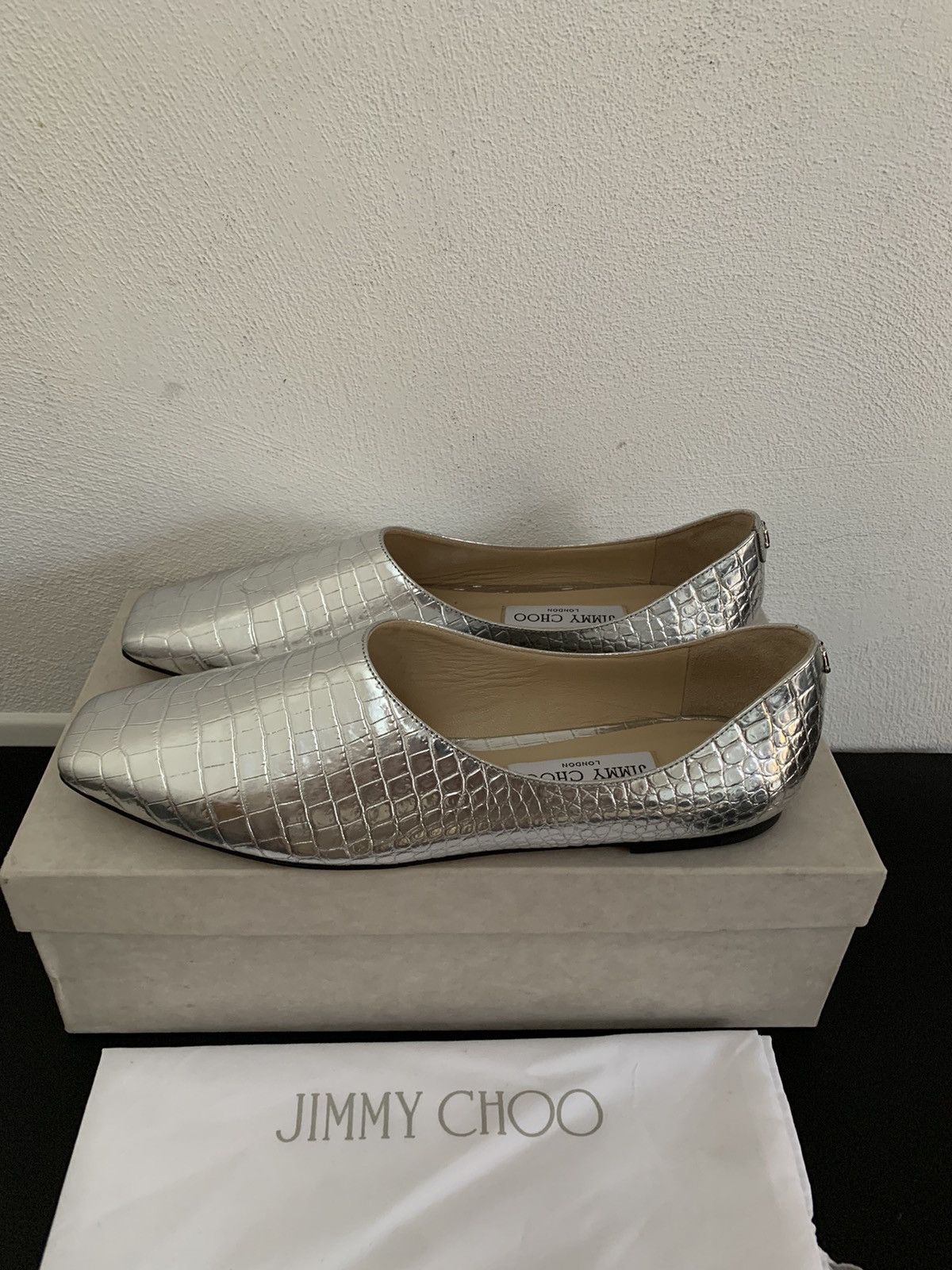 Jimmy Choo Jimmy Choo Leather Mocassino Retail €650 Size US 10 / IT 40 - 2 Thumbnail