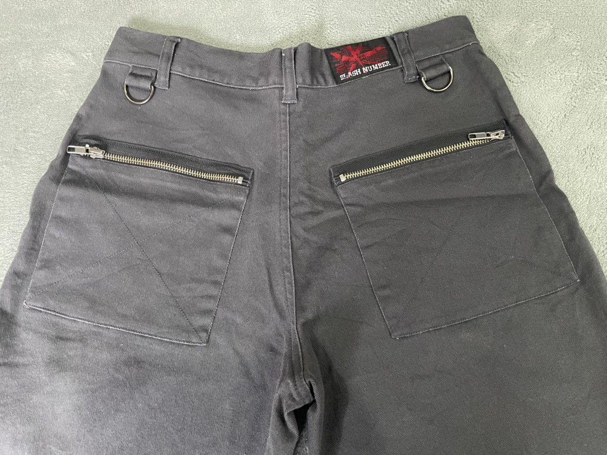 Japanese Brand SLASH NUMBER PUNK BONDAGE STYLE PANT Size US 28 / EU 44 - 20 Thumbnail