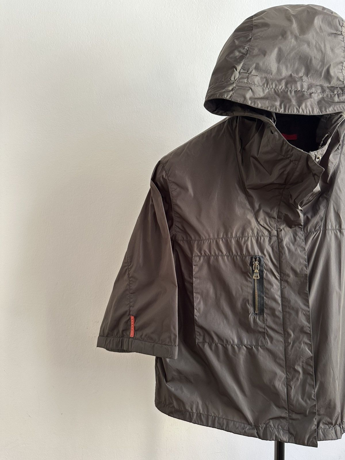 Prada Prada Sport Collection 00s Rare Vintage Cropped Nylon Jacket Size US S / EU 44-46 / 1 - 5 Thumbnail