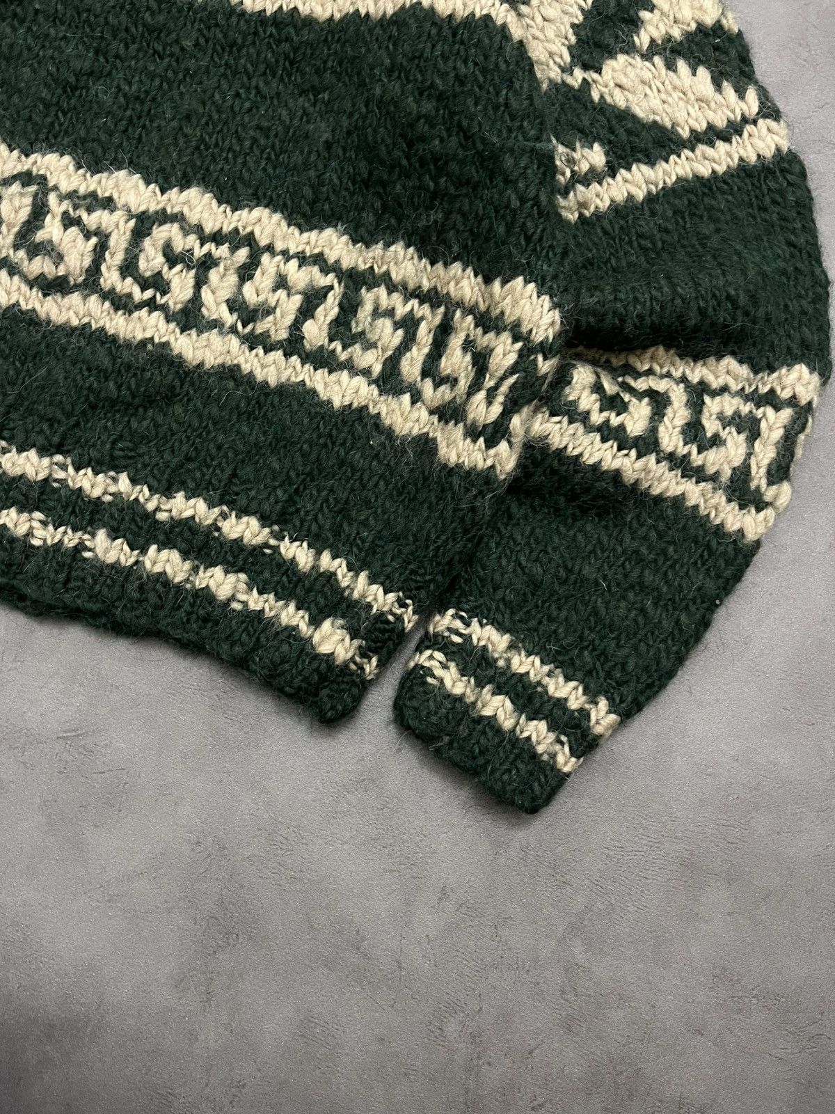 Polo Ralph Lauren Vintage 90s polo ralph lauren hand knit sweater 100% wool Size US L / EU 52-54 / 3 - 3 Thumbnail