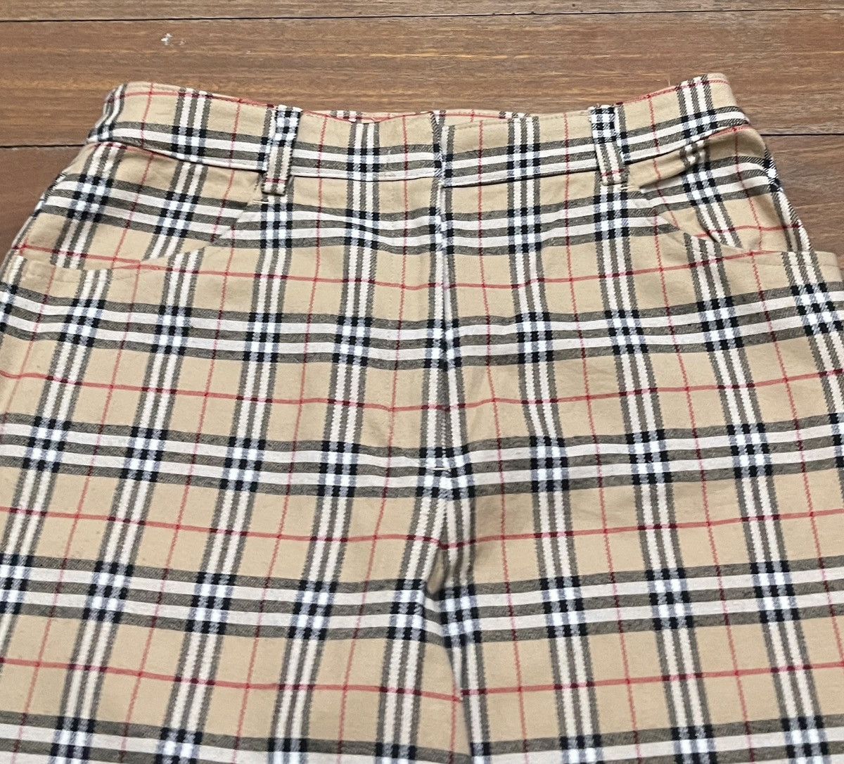 Burberry × Vintage Very Rare Vintage Brand Burberrys Checkered Pants 1990s Size US 26 / EU 42 - 3 Thumbnail