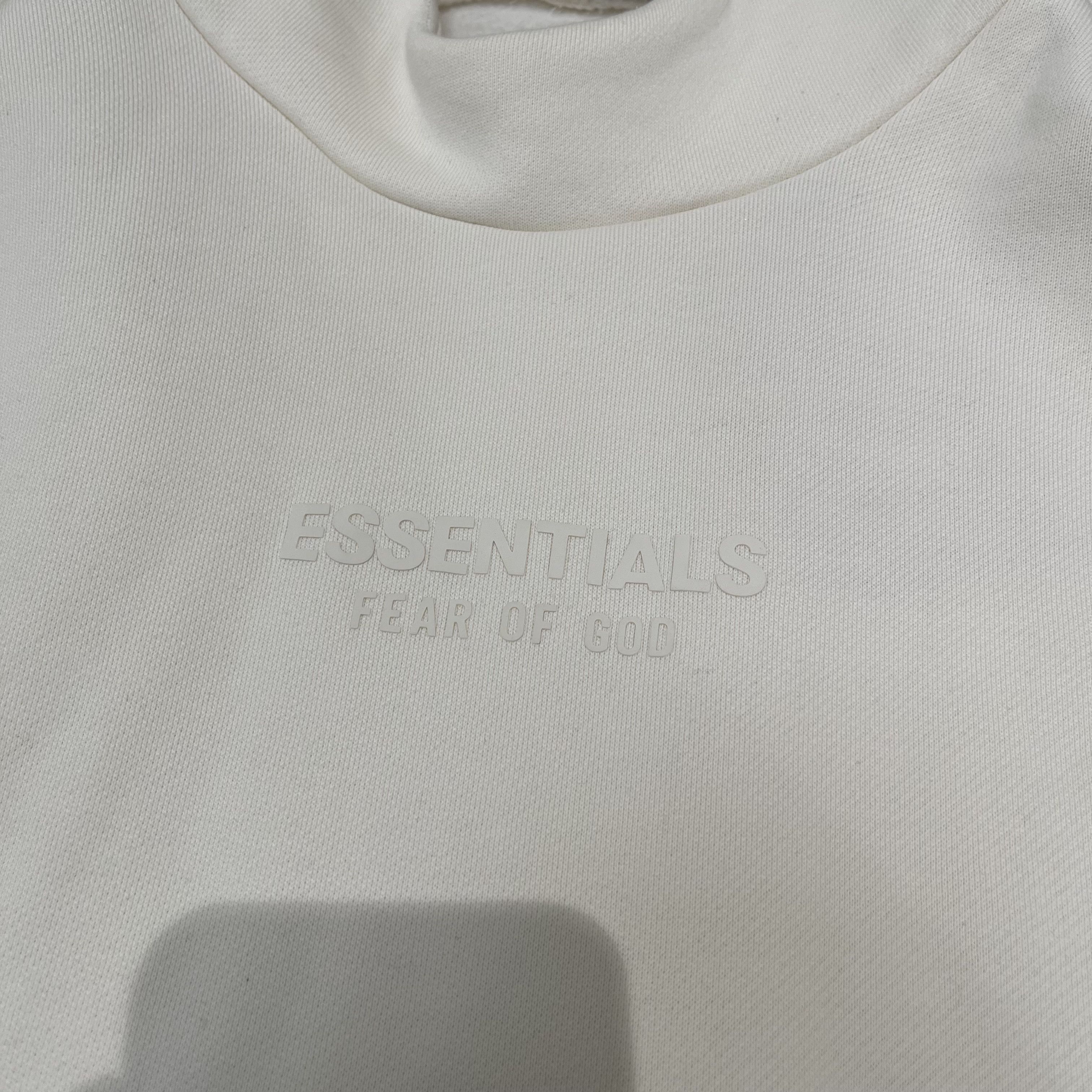 Essentials Fear of God Essentials Classic Fit Hoodie Cloud White Size US M / EU 48-50 / 2 - 3 Thumbnail