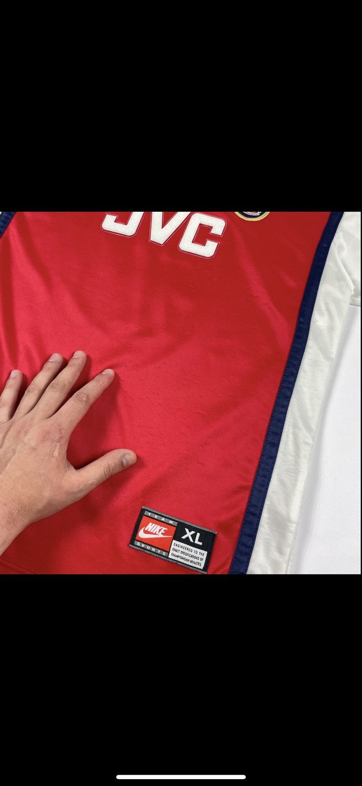 Nike Vintage nike Arsenal soccer jersey 17 Petit rare size S Size US S / EU 44-46 / 1 - 11 Thumbnail