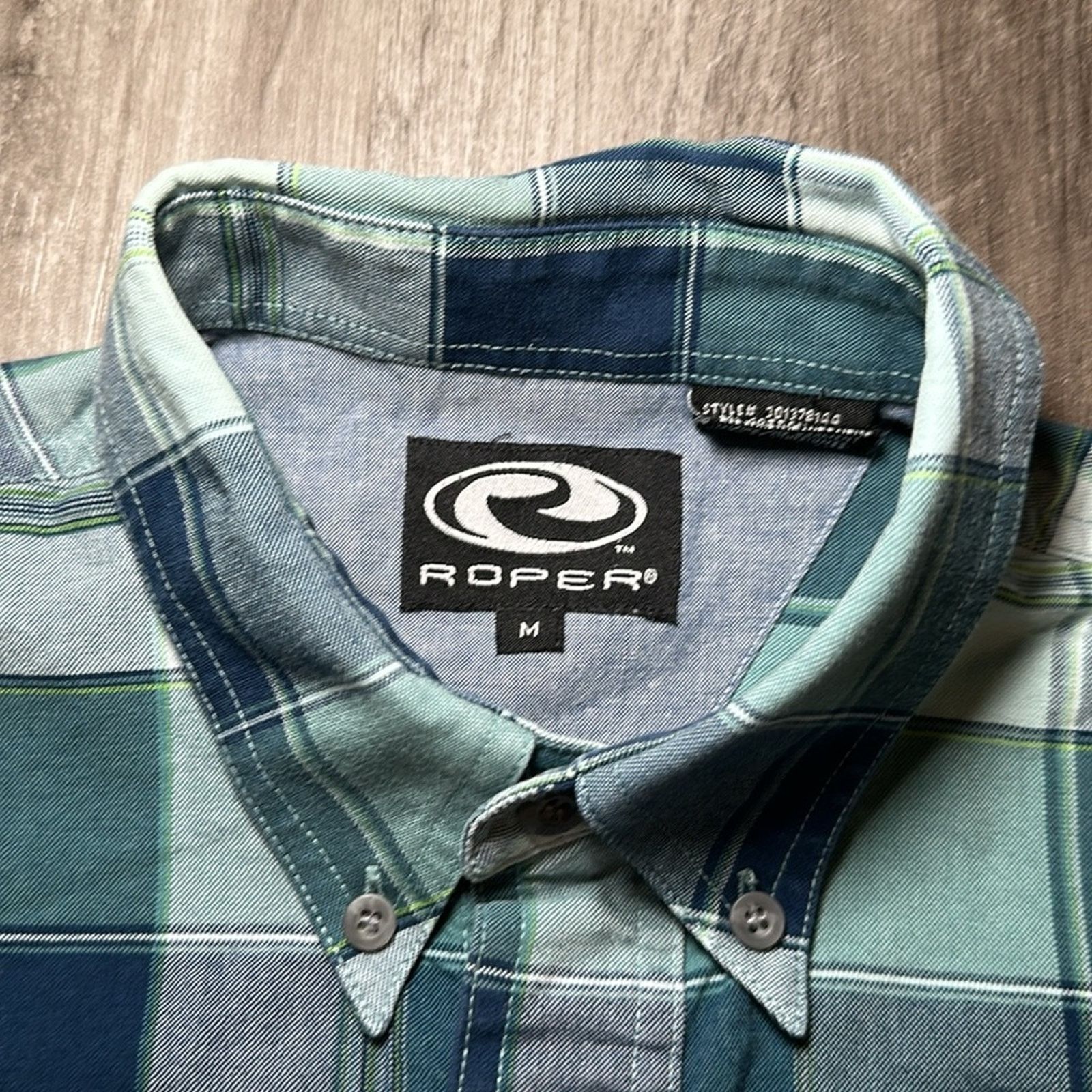 Roper Roper Western Plaid Long Sleeve Button Down - Medium Size US M / EU 48-50 / 2 - 7 Thumbnail