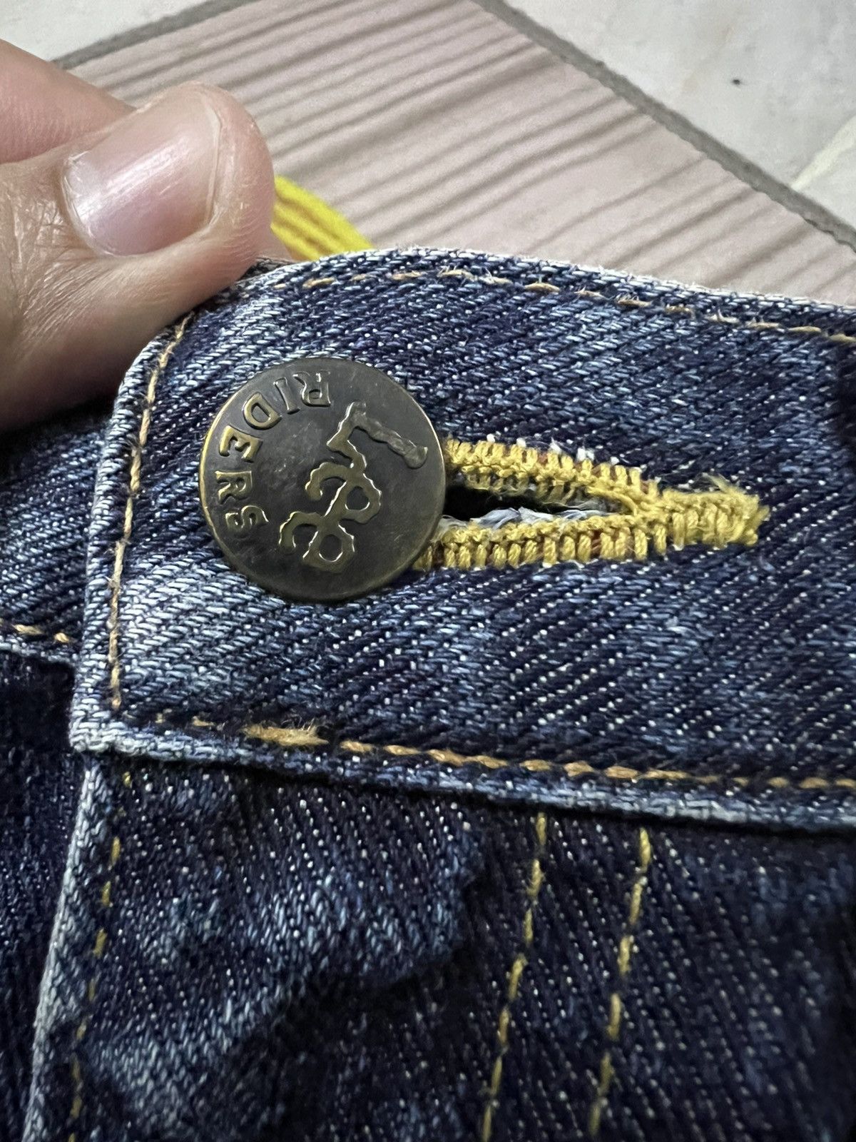 Japanese Brand 💥Flare💥Vintage Lee Riders Distress Jean Size US 30 / EU 46 - 14 Thumbnail