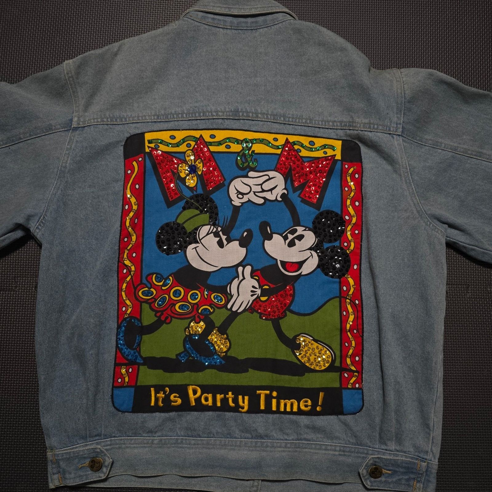 Disney Vintage 80s/90s Micky & Co Jean jacket Size S / US 4 / IT 40 - 1 Thumbnail