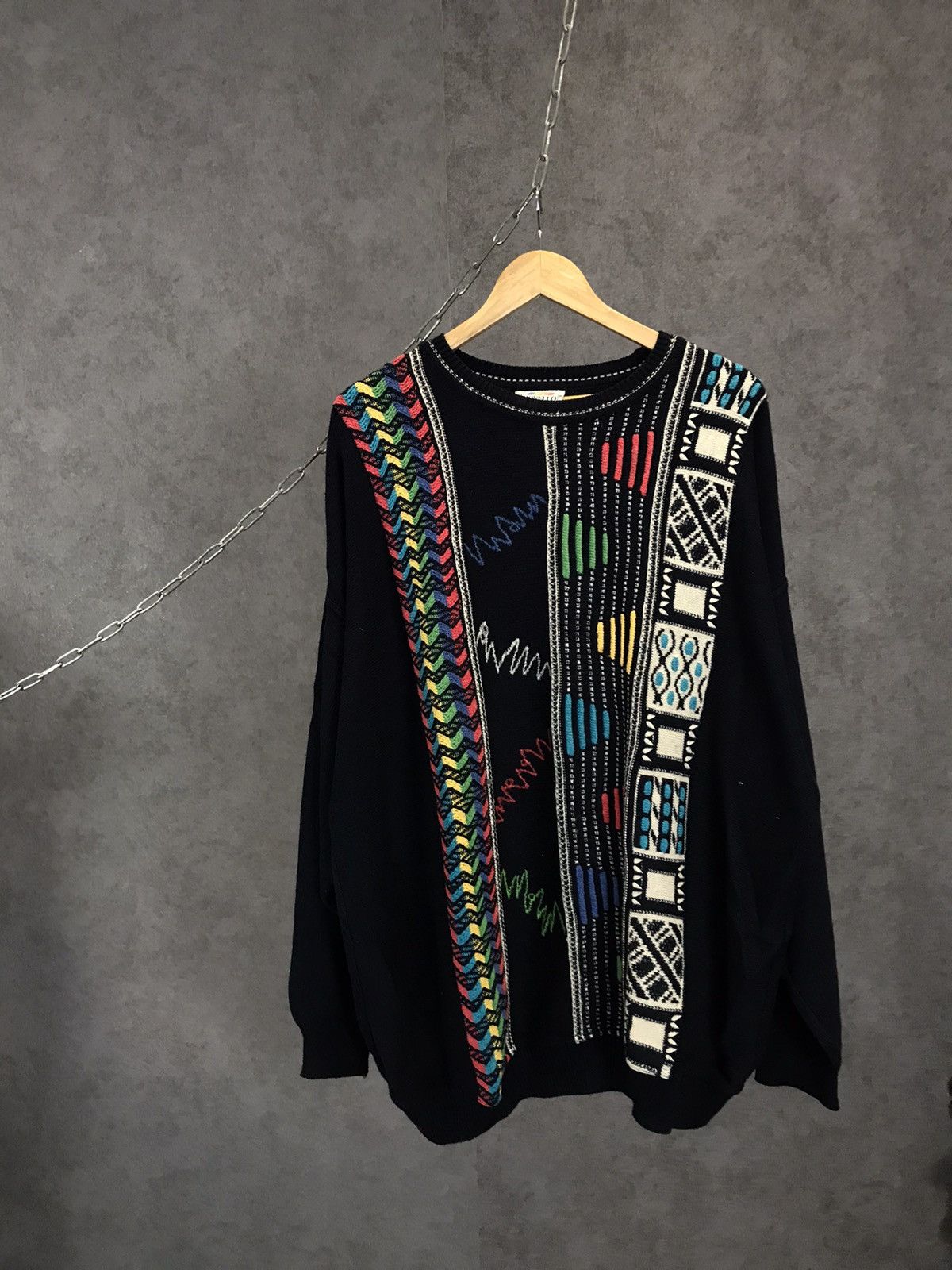 Vintage Carlo Colucci style vintage sweater Size US XXL / EU 58 / 5 - 1 Thumbnail