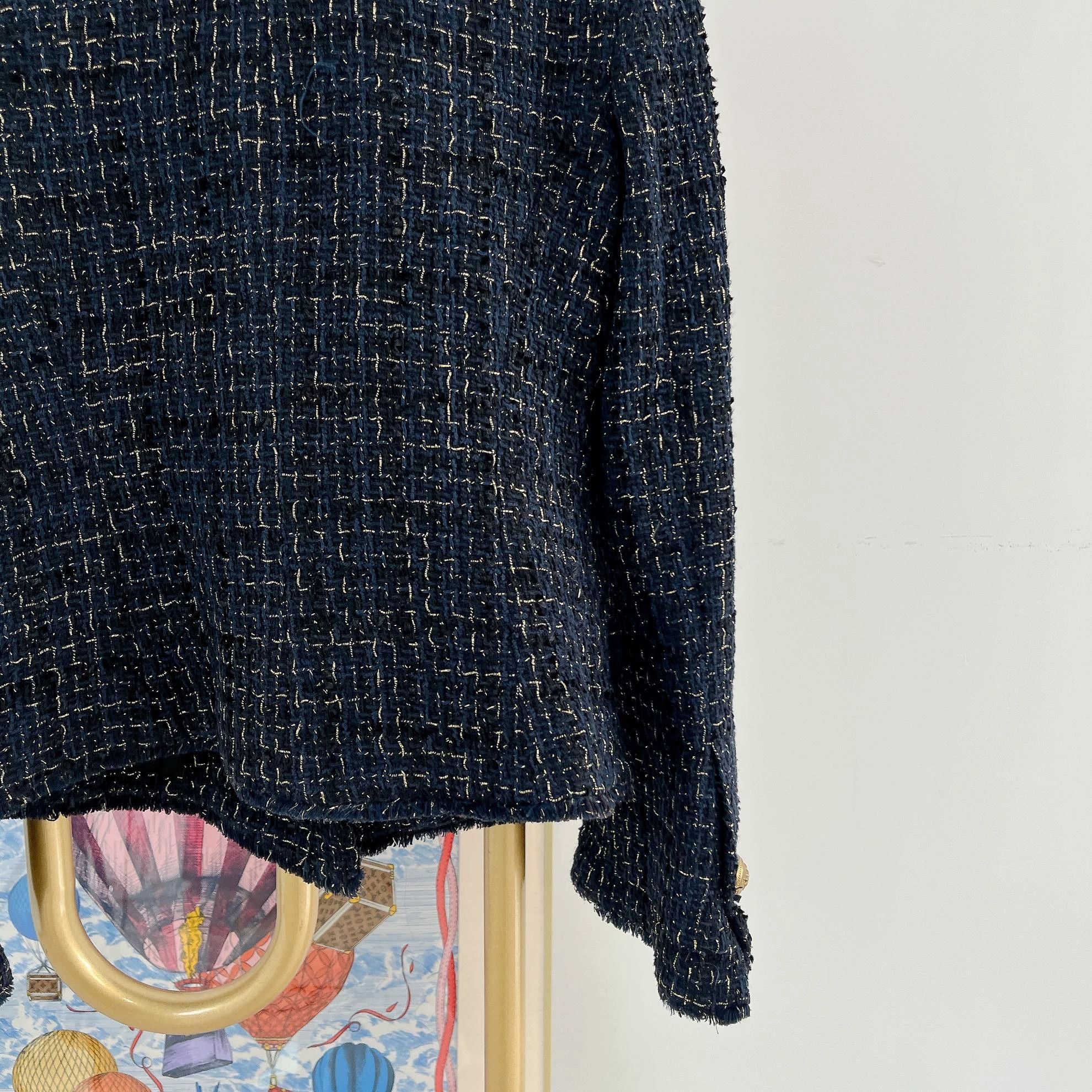 Pinko Pinko Navy Double Breasted Jacket F36 Size XS / US 0-2 / IT 36-38 - 4 Thumbnail