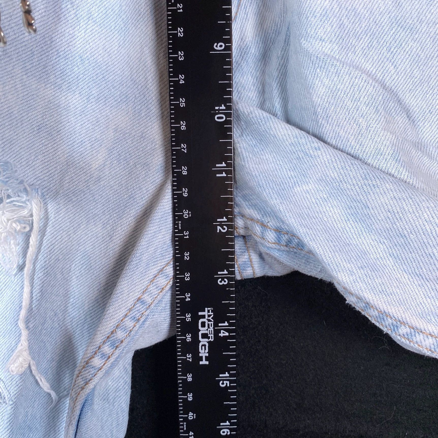 Aeropostale VINTAGE Aeropostale Jeans Blue Denim Mom 10 Womens Distressed 5-Pocket Stretch Relaxed Cotton Polyester Denim-Blue Classic Mom Jeans Women Size 32" / US 10 / IT 46 - 7 Thumbnail