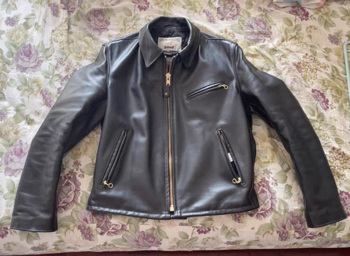 Schott Schott 689h Horseskin Leather Coat Size US M / EU 48-50 / 2 - 1 Thumbnail