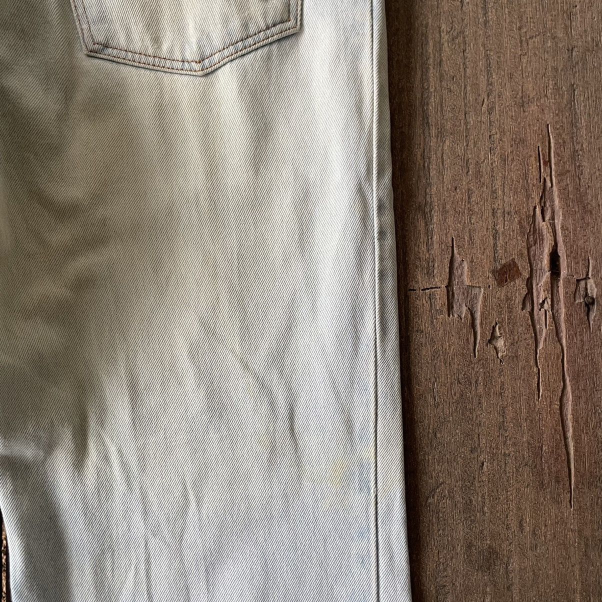 Levi's 🔥Vintage Levis 805 Orange Tab Washed Ripped Distress Jeans Size US 35 - 11 Thumbnail