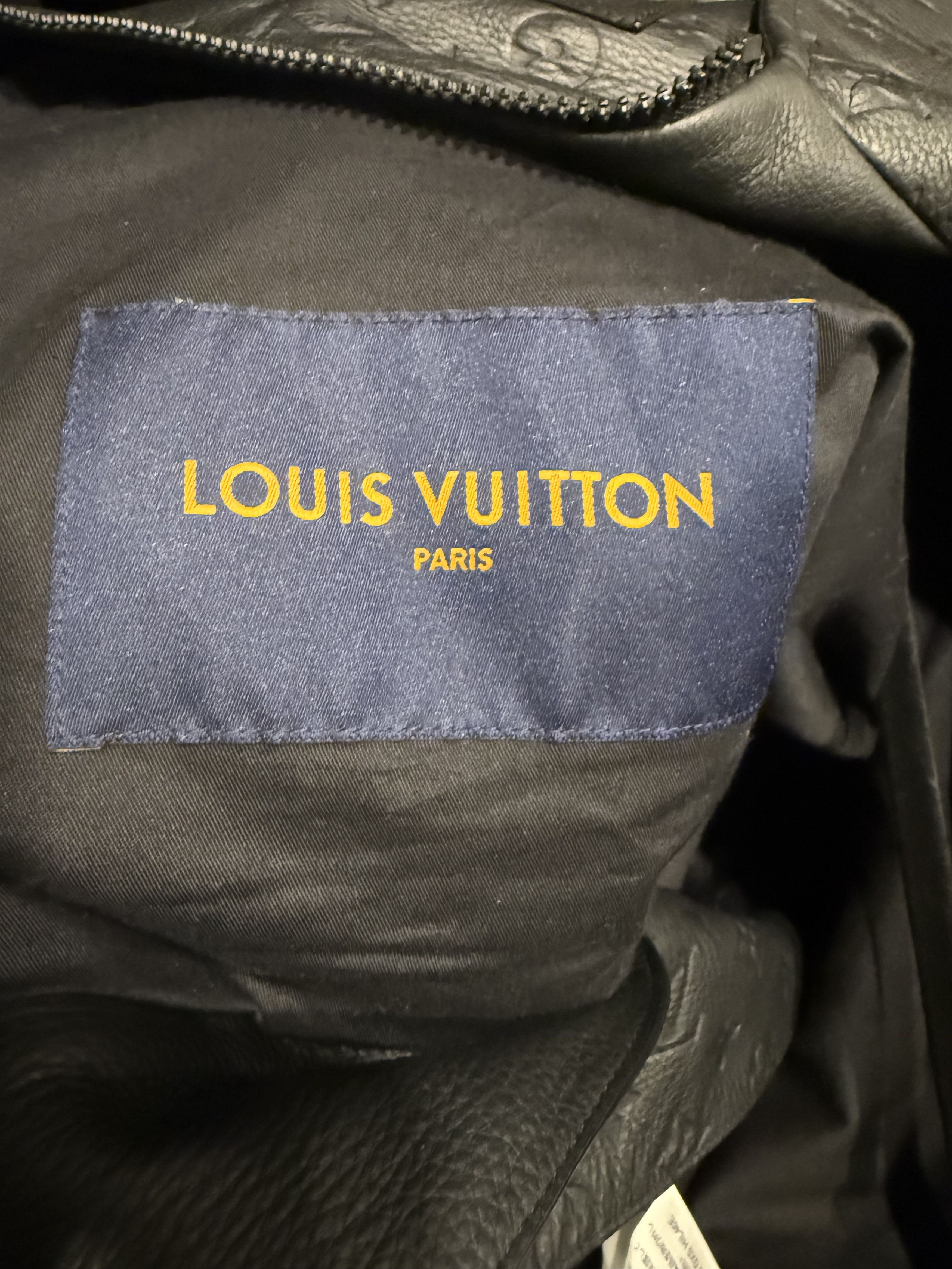 Louis Vuitton Louis Vuitton Leather Monogram Jacket Size US XL / EU 56 / 4 - 14 Thumbnail