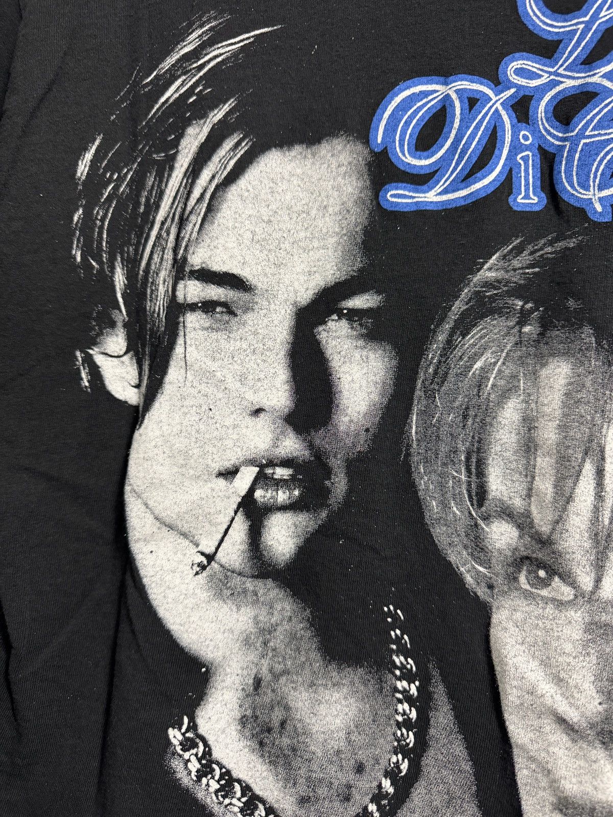 Vintage Vintage 90s Leonardo DiCaprio Rap Tee Size US M / EU 48-50 / 2 - 8 Thumbnail