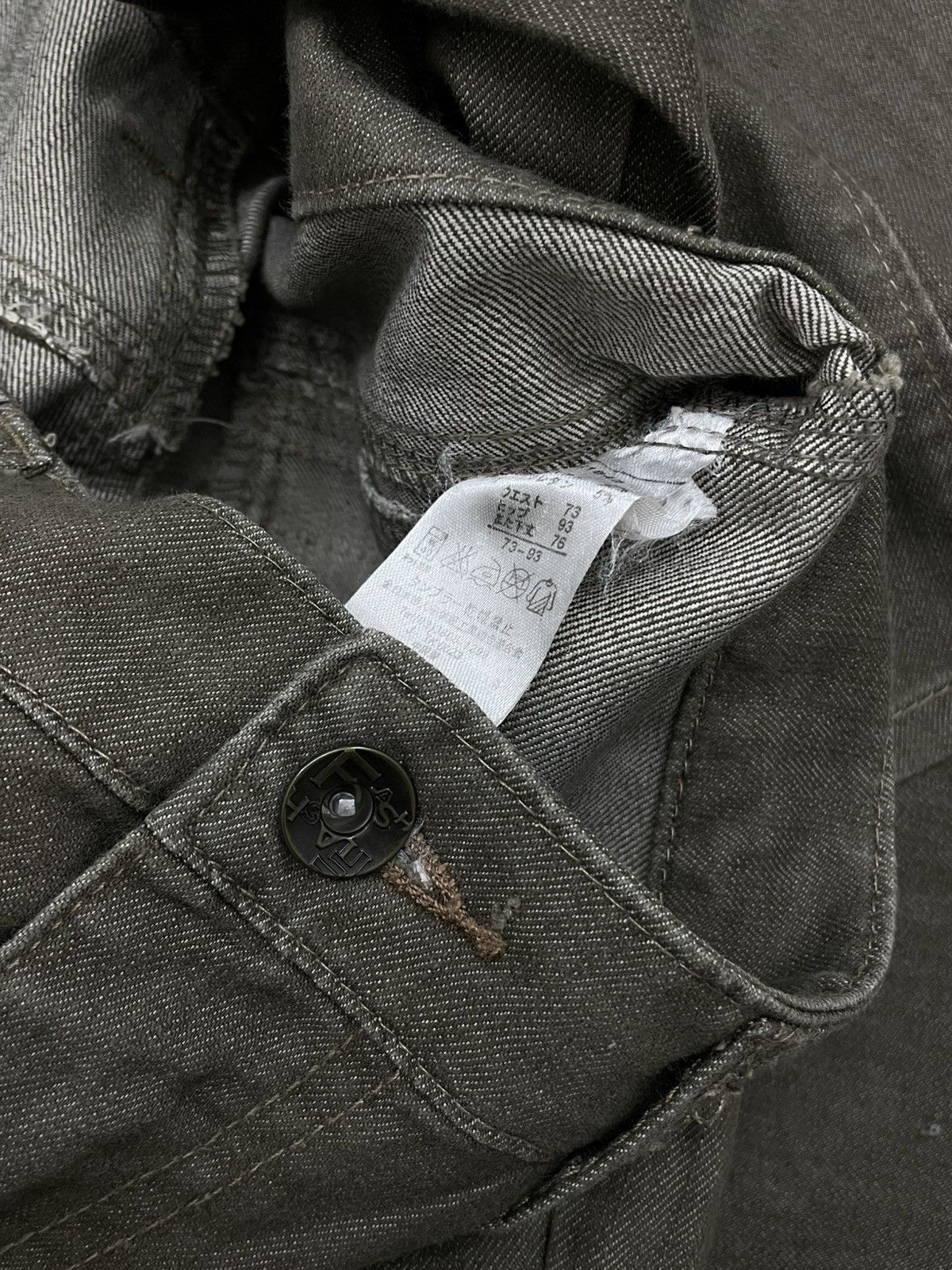 Japanese Brand Vintage Japan Designer 90’s Fash Trash Flared Bush Pant Size US 30 / EU 46 - 11 Thumbnail