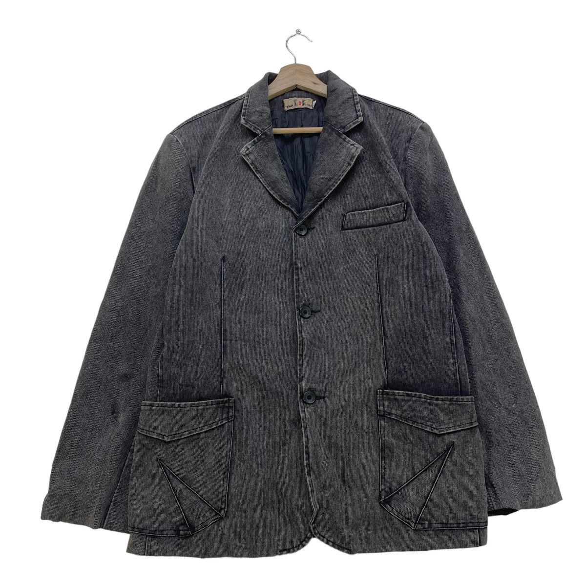 Designer × Hypebeast × Japanese Brand Vintage Japanese Brand Big 8 Heavy Cotton Casual Jacket Size US M / EU 48-50 / 2 - 1 Thumbnail