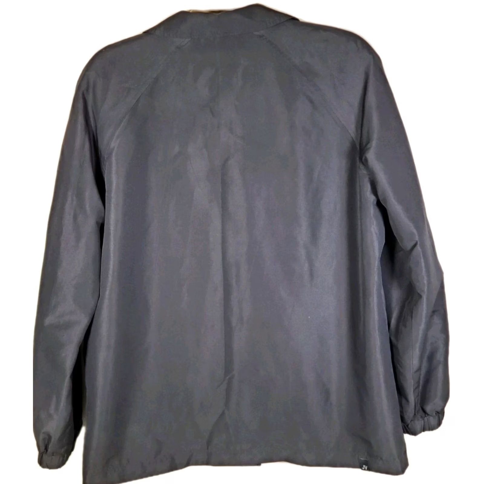 Vintage VINTAGE Jac Vanek Inari Later Nerds Alien Coaches Jacket Windbreaker Women Size L Black Short Size L / US 10 / IT 46 - 4 Thumbnail