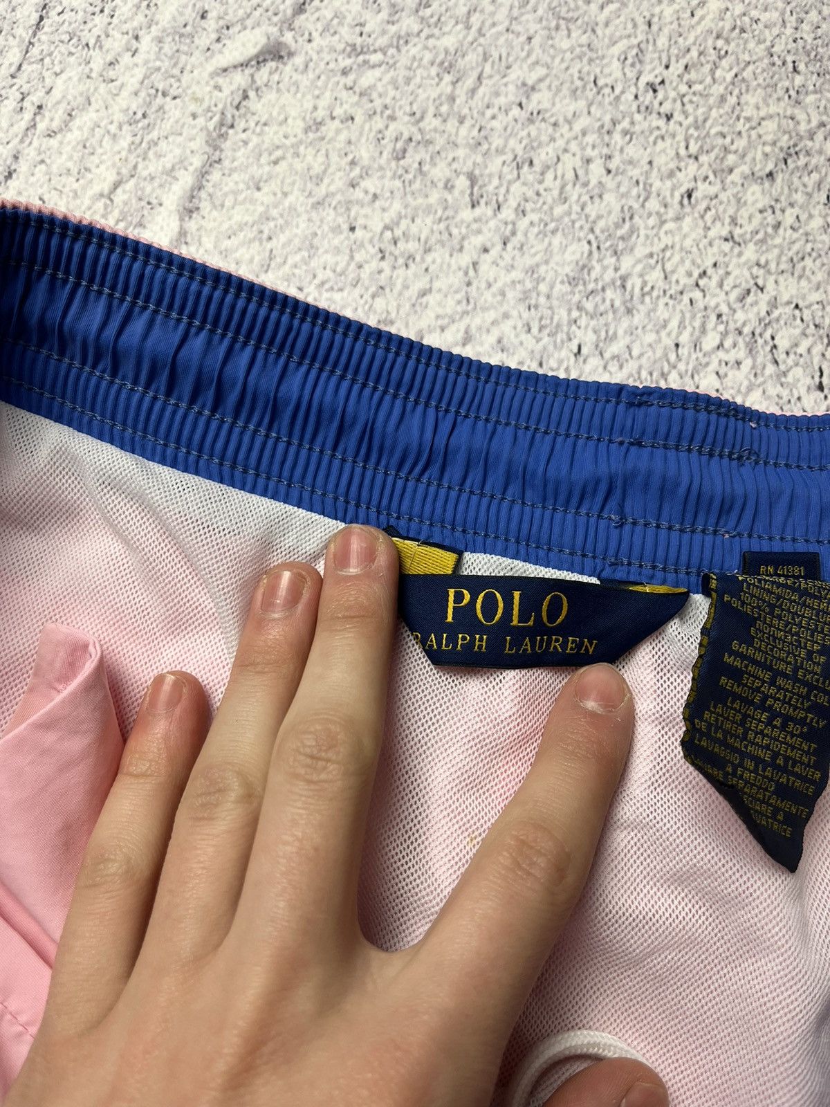 Polo Ralph Lauren Vintage Polo Ralph Lauren Swimming Shorts Y2K Size US 36 / EU 52 - 9 Thumbnail