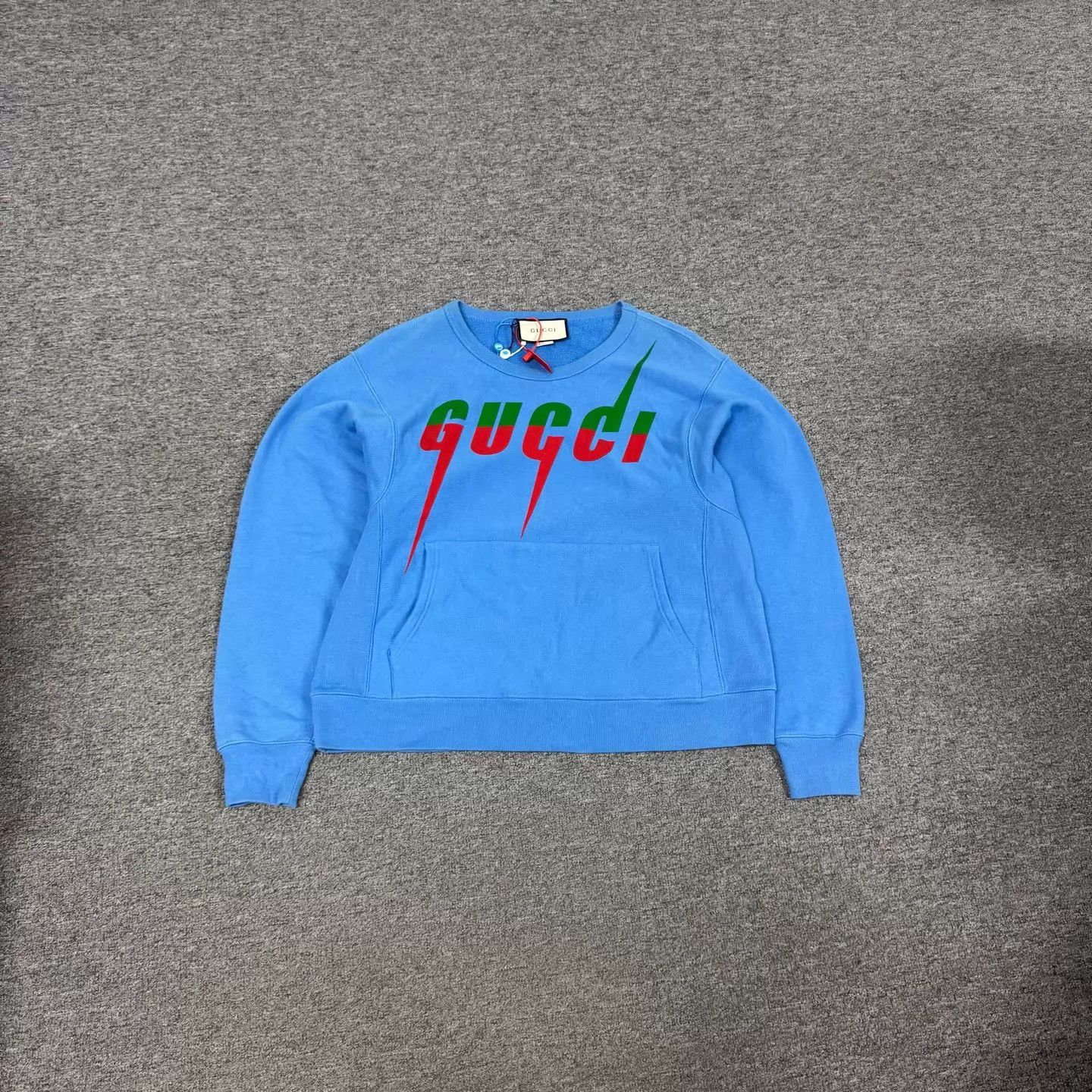 Gucci Gucci Blade Logo Print Crewneck Sweatshirt xs Size US XS / EU 42 / 0 - 1 Thumbnail