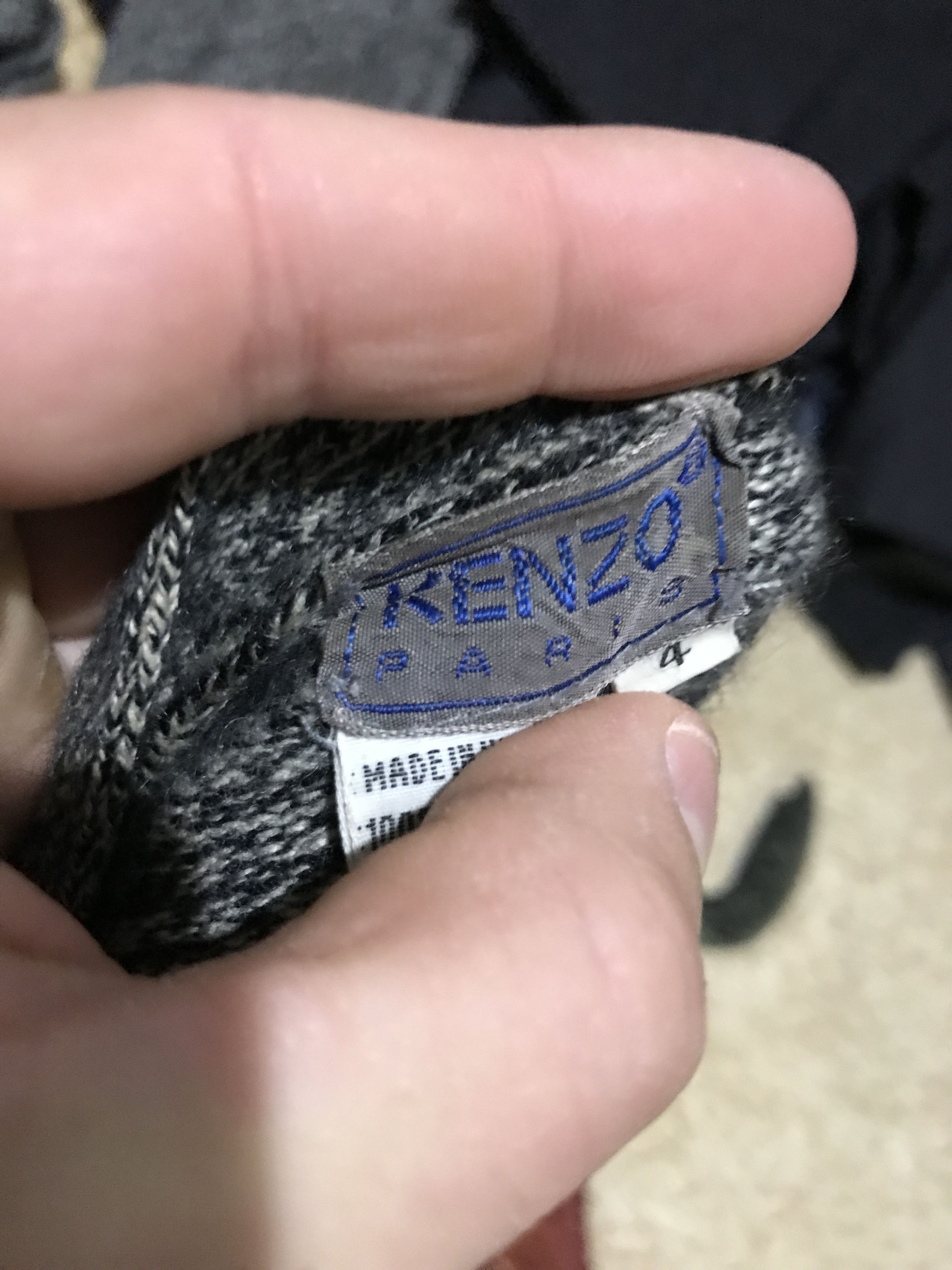 Kenzo KENZO Paris Retro Cardigan Cashmere Sweater Cosby Size 4 L Size US XL / EU 56 / 4 - 17 Thumbnail
