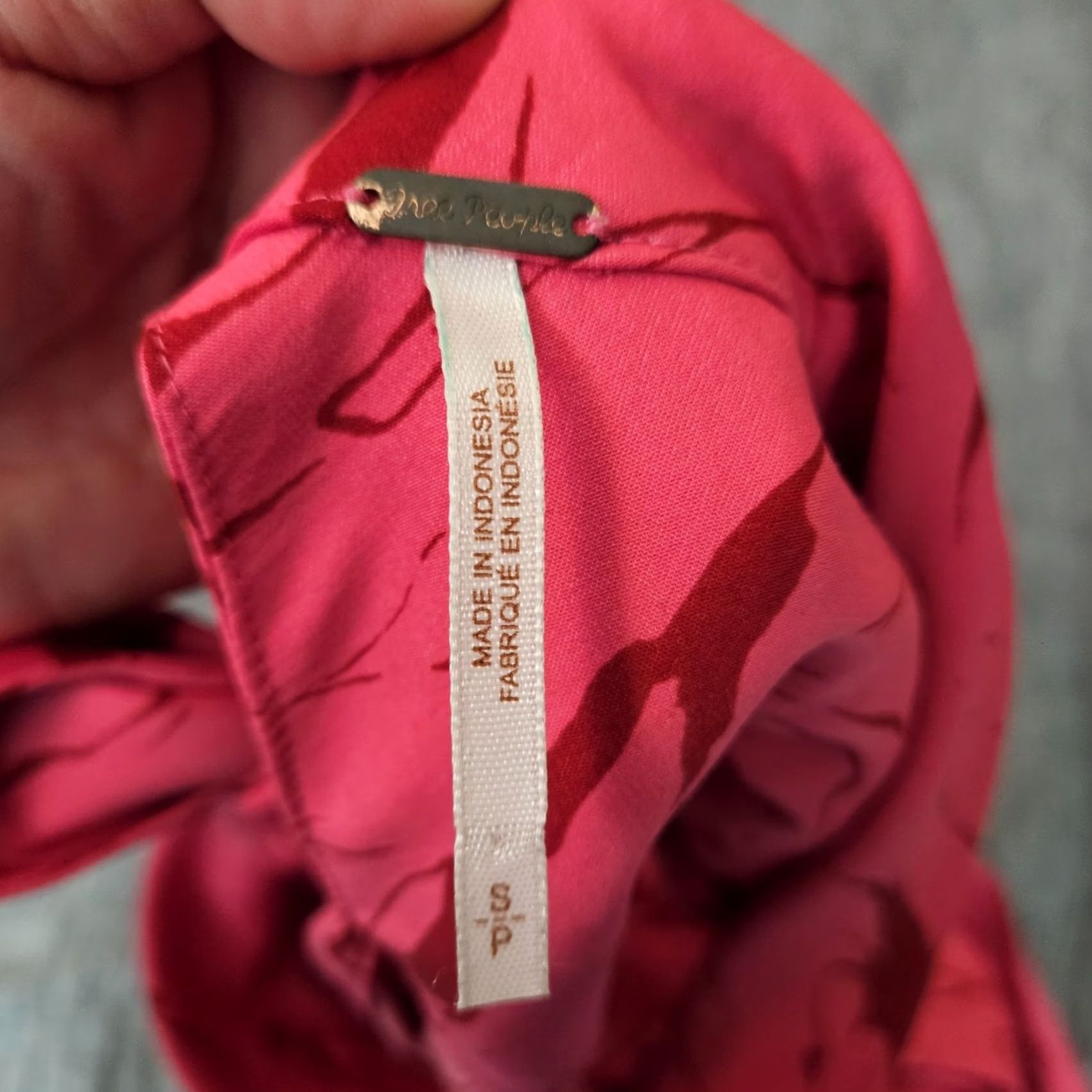 Free People Free People Blouse Pink Sleeveless Keyhole Neck Size S/P Women Shirt Spring Summer Fall Winter Slim Regular Fit Size S / US 4 / IT 40 - 4 Thumbnail